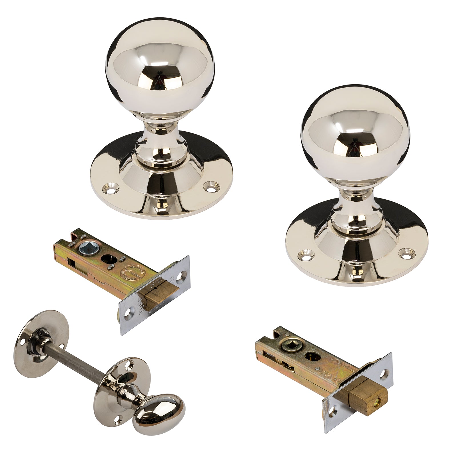 Round Brass Door Knobs  Traditional Door Furniture