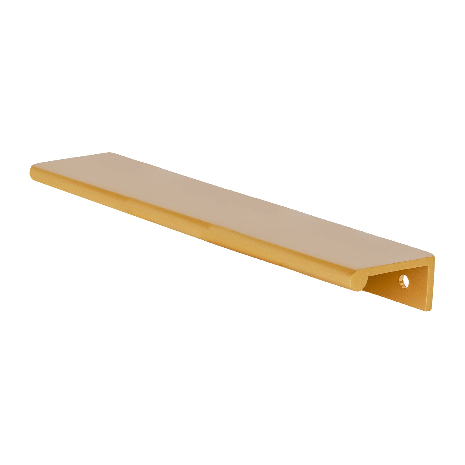 Brass Minimalist Lip Edge Cabinet Pull  Brass Edge Cabinet Pulls – Plank  Hardware