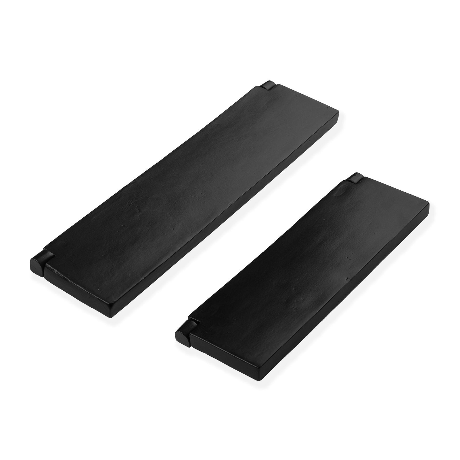 Door Letter Plate Tidy | Internal Letter Box Cover in Black