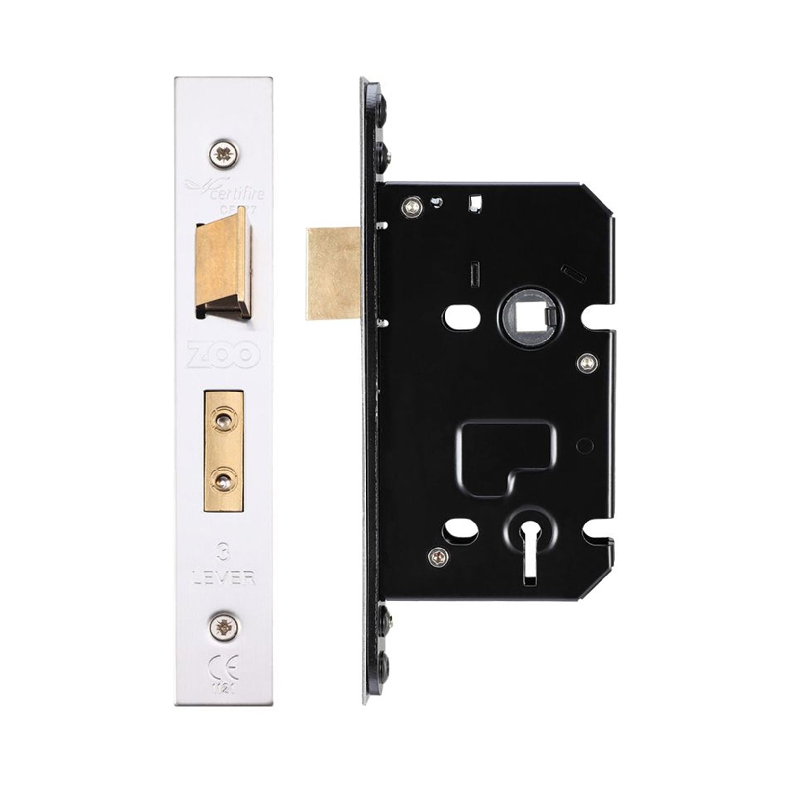 3 Lever Sash Lock - 64mm