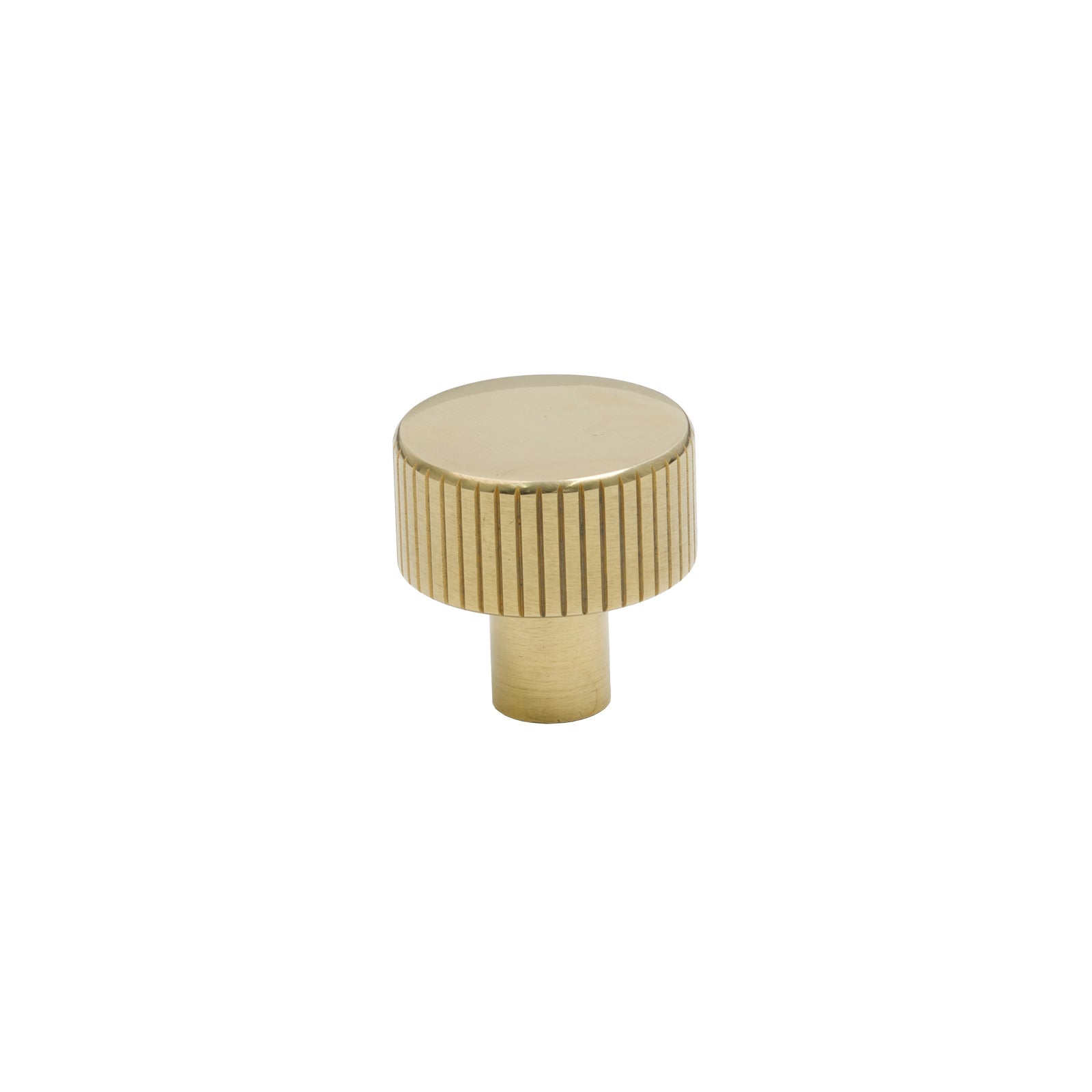 25mm Polished Brass Judd Cabinet Knob - No Rose