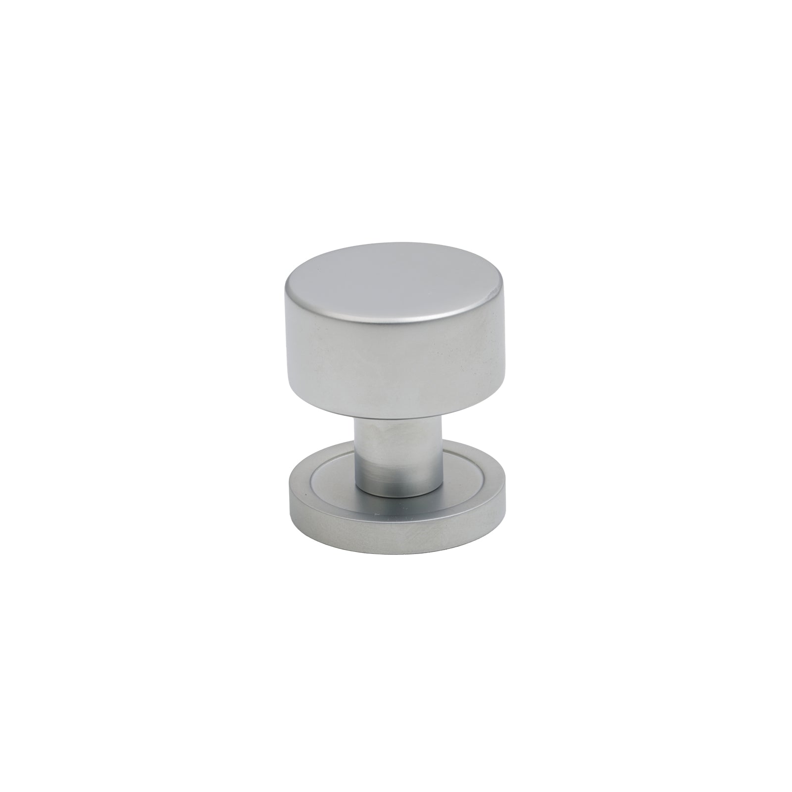 SHOW 25mm Satin Chrome Kelso Cabinet Knob - Round Rose