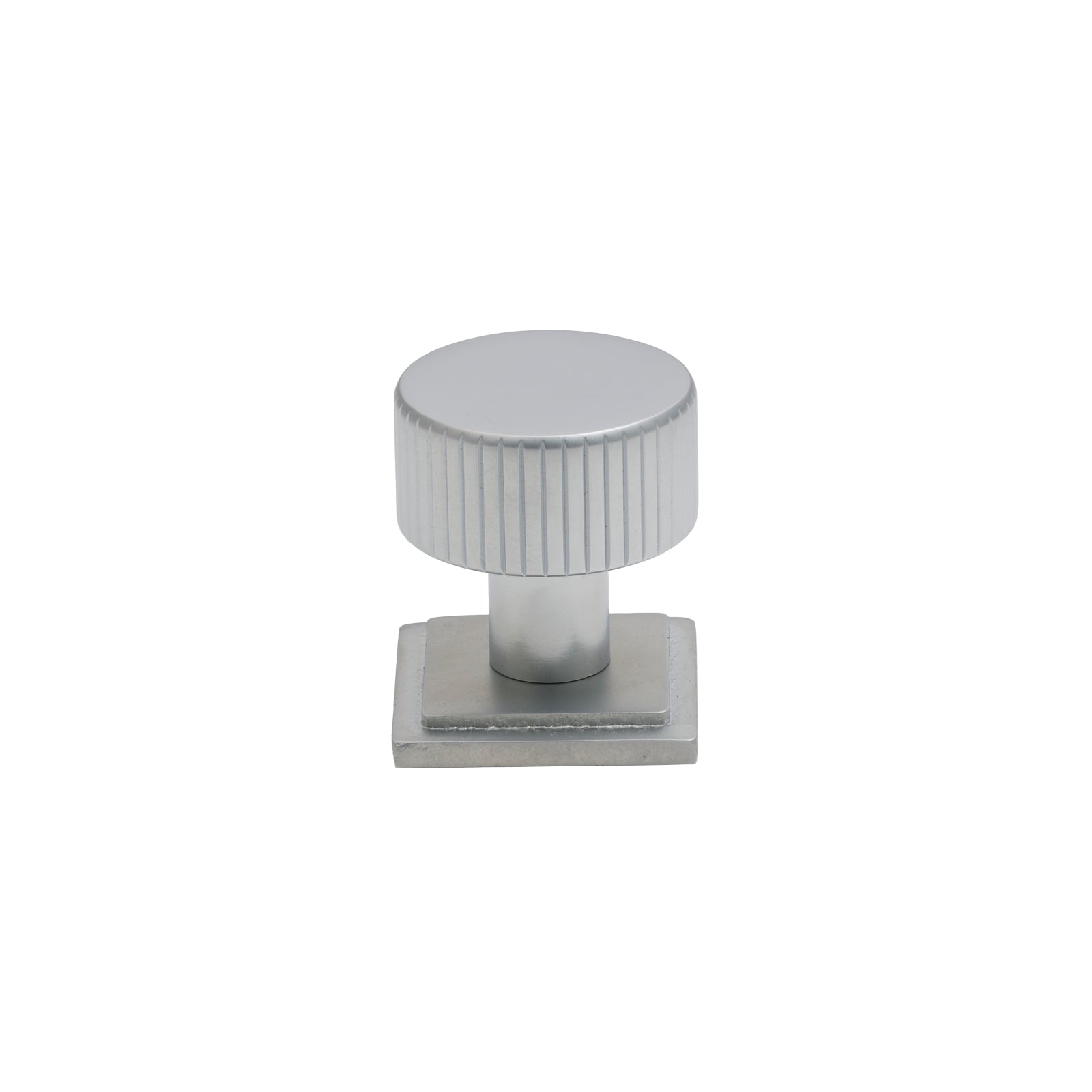 25mm Satin Chrome Judd Cabinet Knob - Square Rose