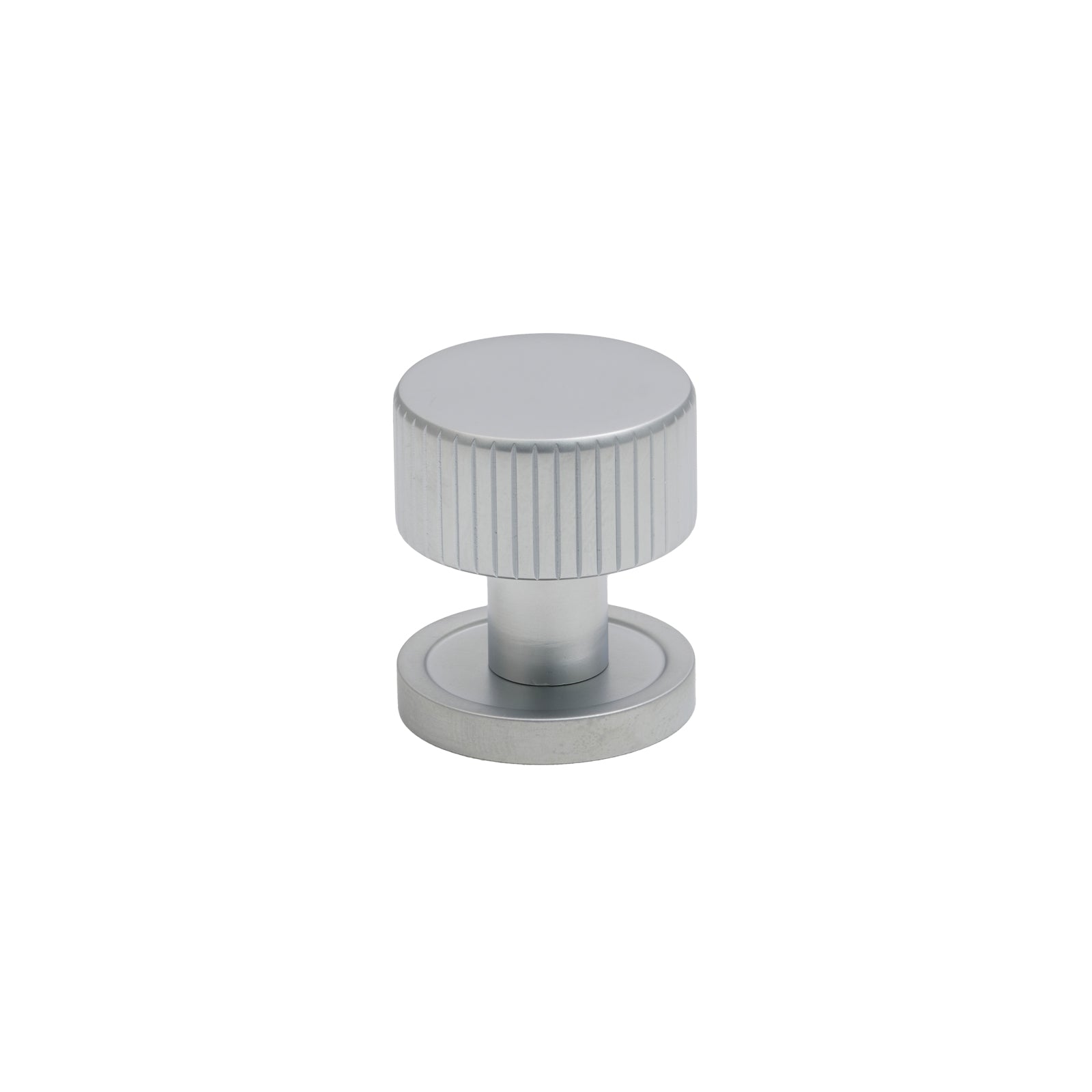 25mm Satin Chrome Judd Cabinet Knob - Round Rose