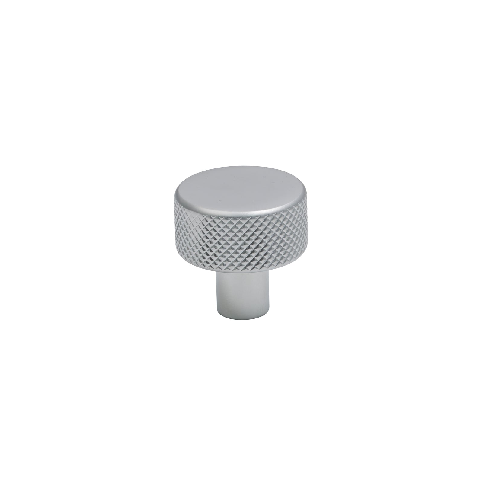 SHOW 25mm Satin Chrome Brompton Cabinet Knob - No Rose