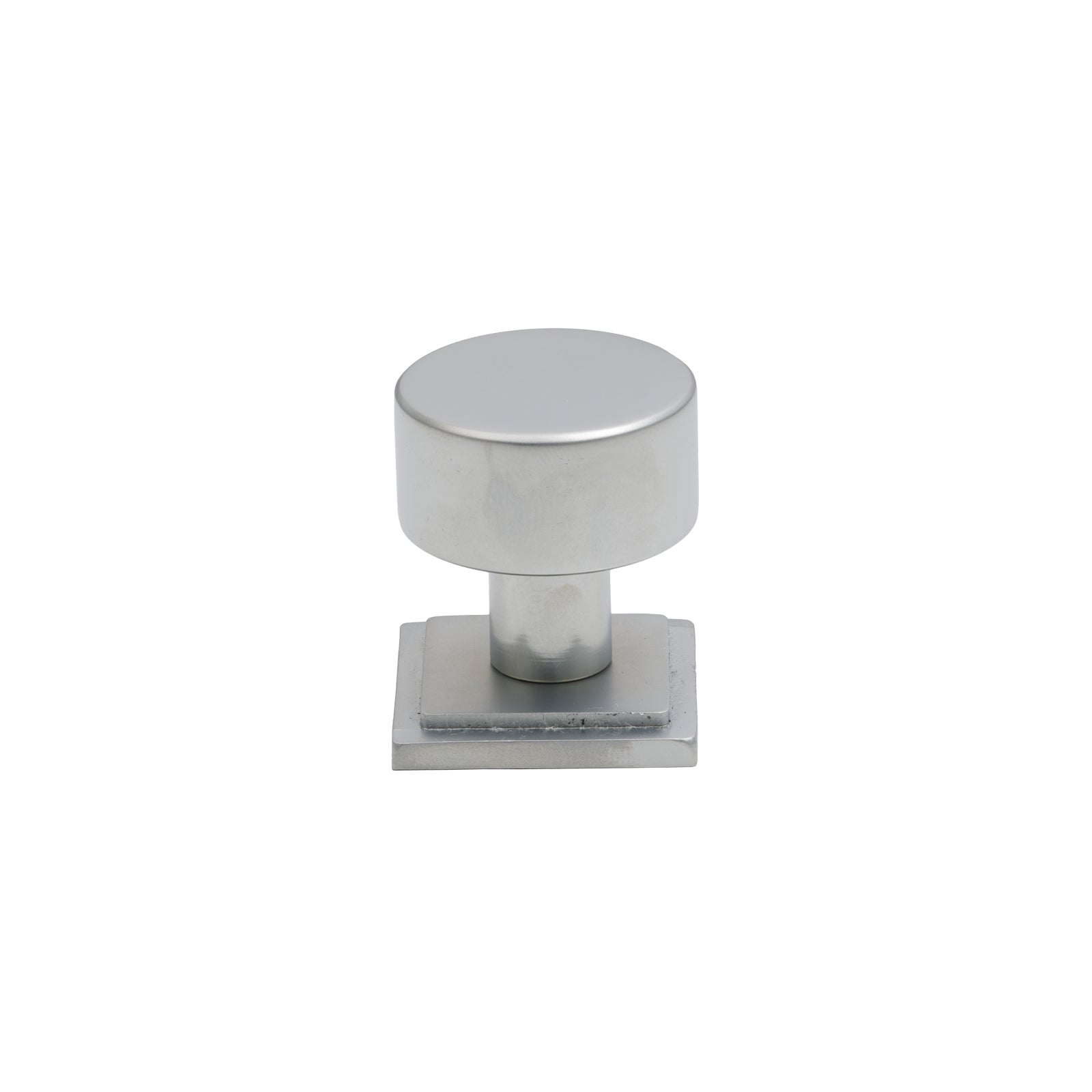 SHOW 25mm Satin Chrome Kelso Cabinet Knob - Square Rose