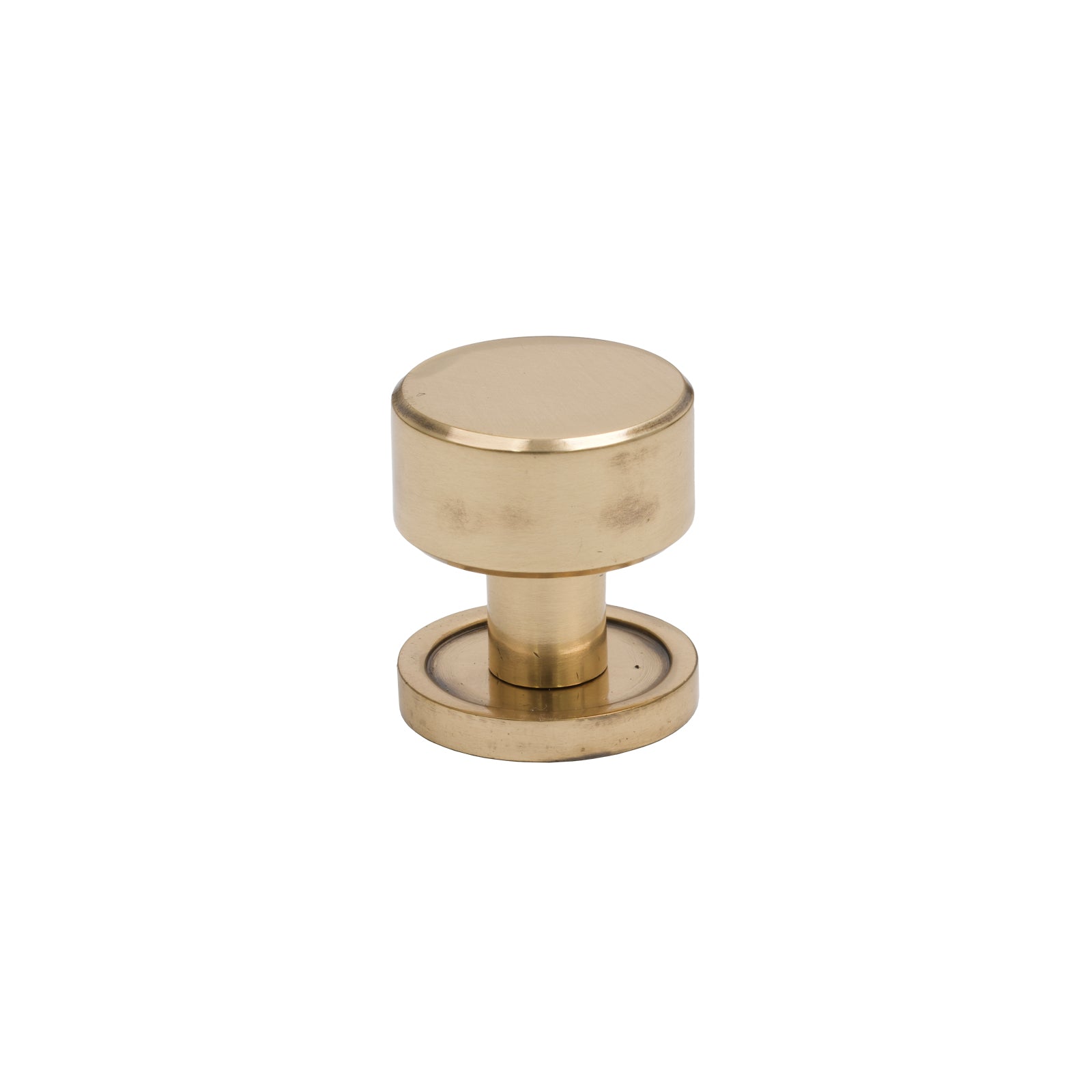 25mm Polished Bronze Kelso Cabinet Knob - Round Rose