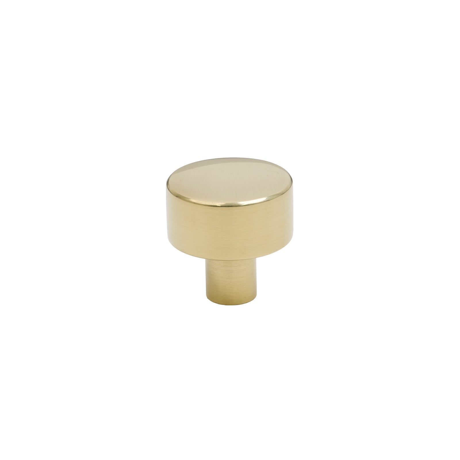 25mm Polished Brass Kelso Cabinet Knob - No Rose