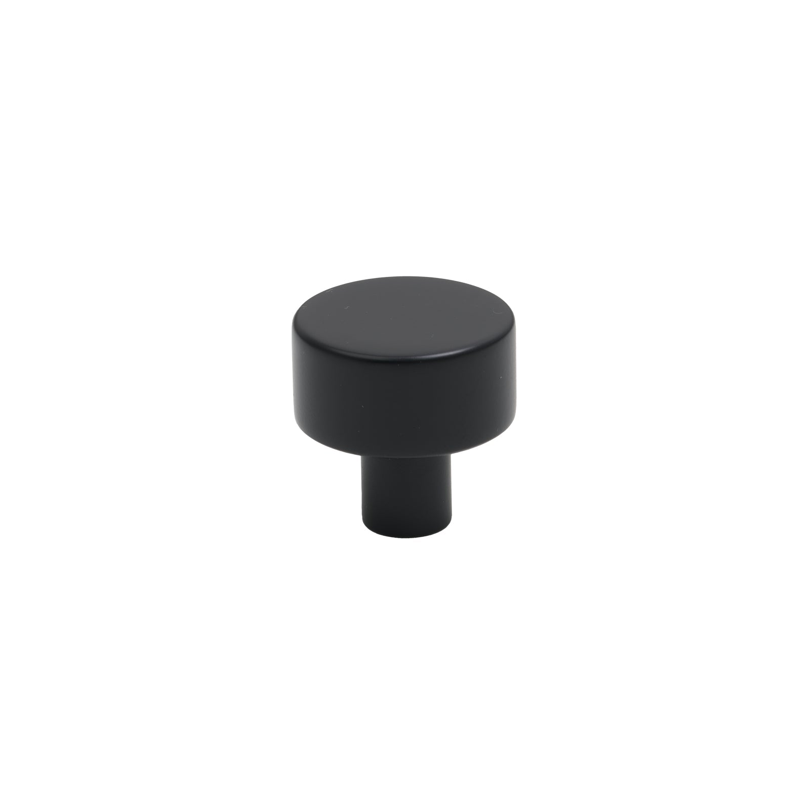 25mm Matt Black Kelso Cabinet Knob - No Rose