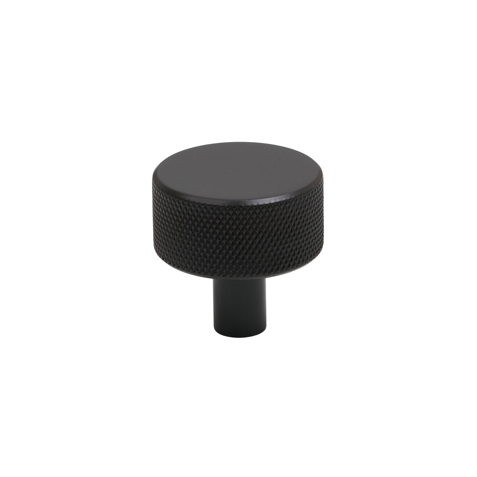 32mm Matt Black Brompton Cabinet Knob - No Rose