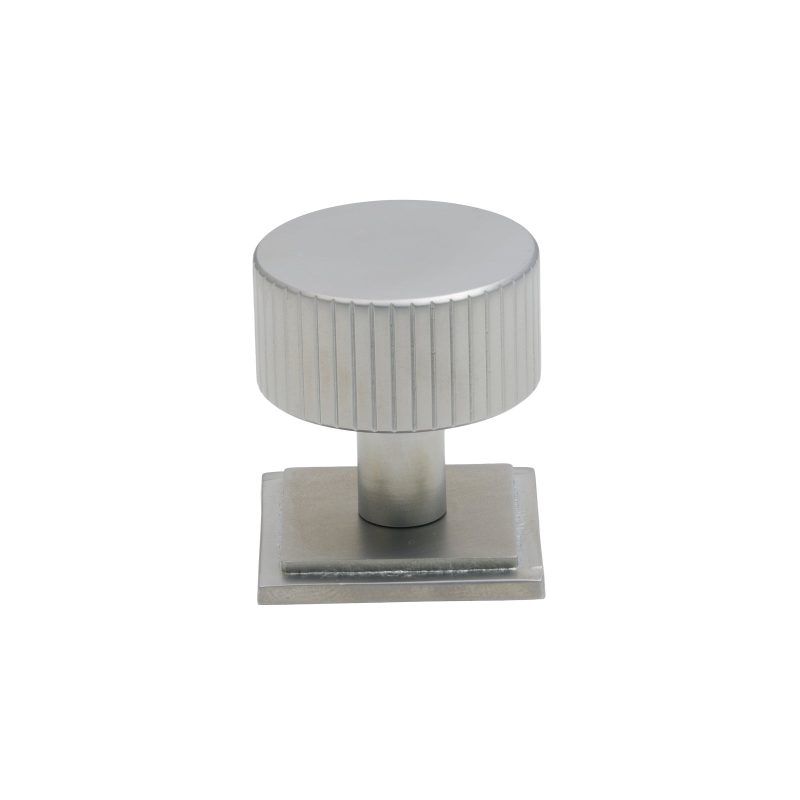 SHOW 32mm Satin Chrome Judd Cabinet Knob - Square Rose