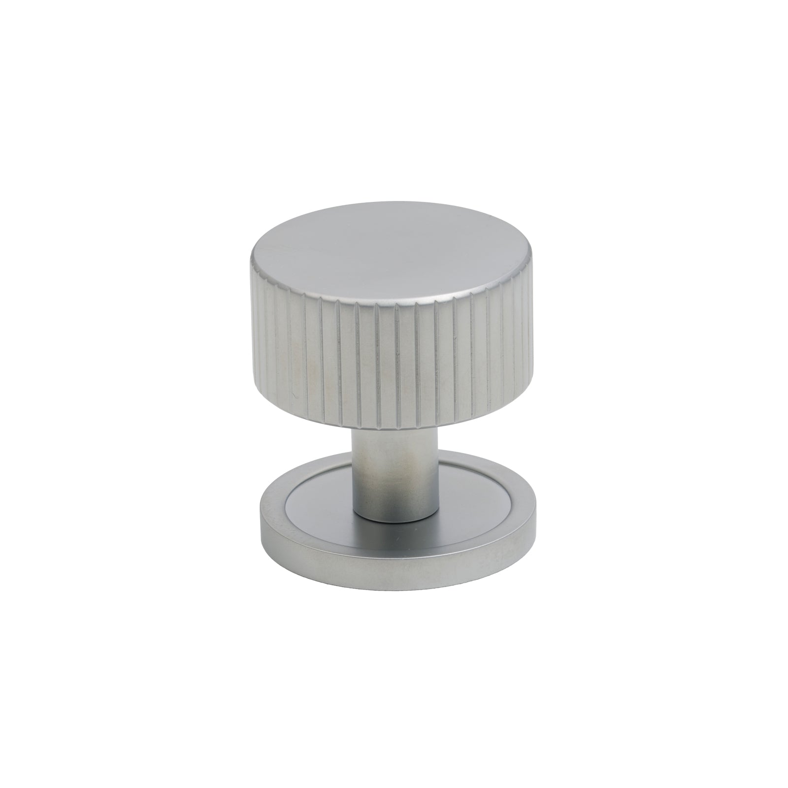 SHOW 32mm Satin Chrome Judd Cabinet Knob - Round Rose