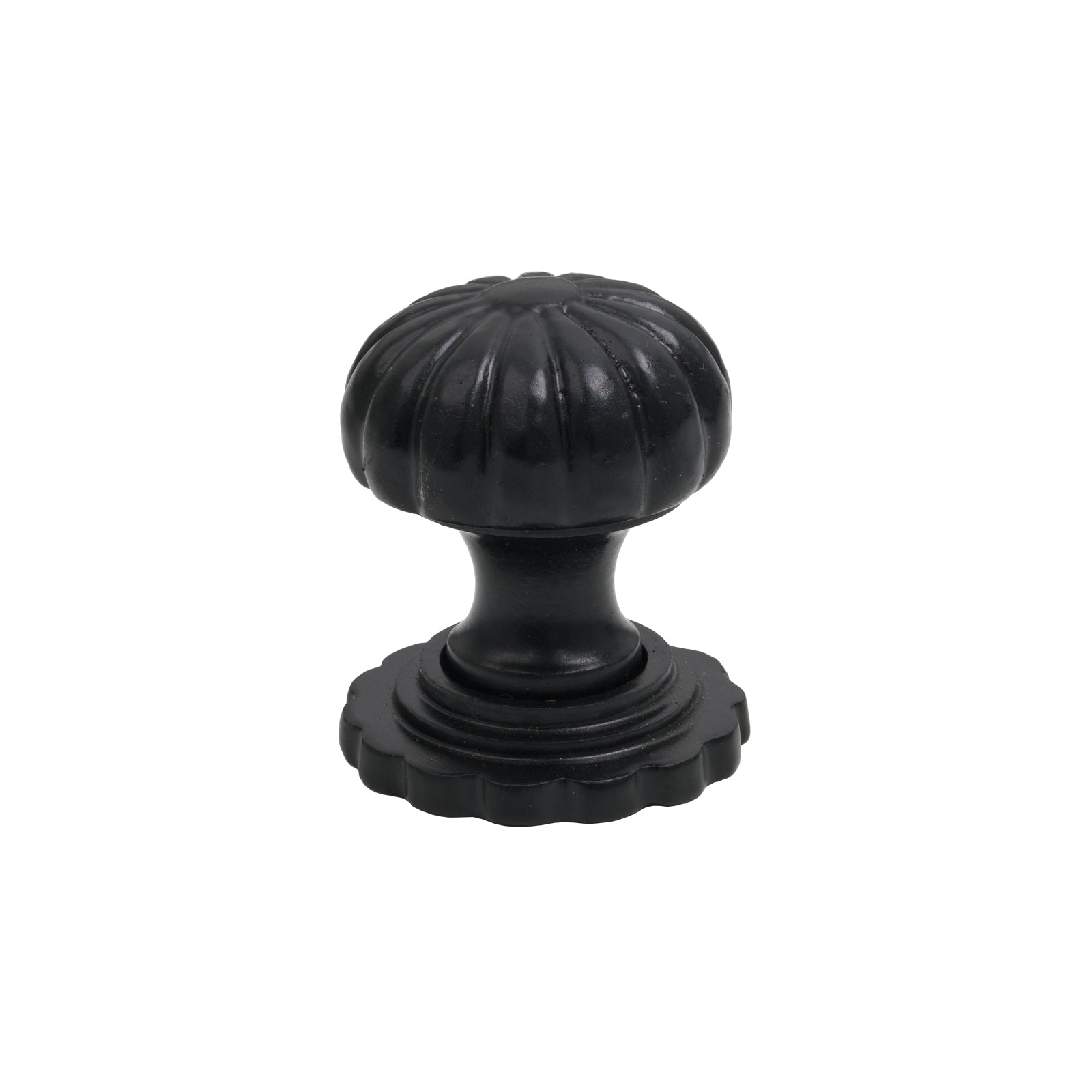 32mm Black Flower Cabinet Knob