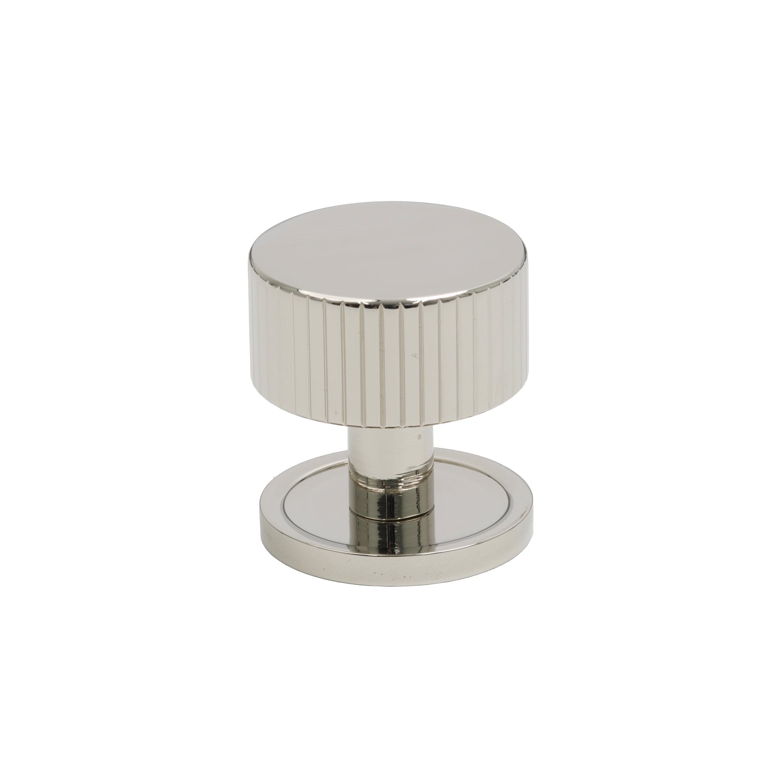 32mm Polished Nickel Judd Cabinet Knob - Round Rose