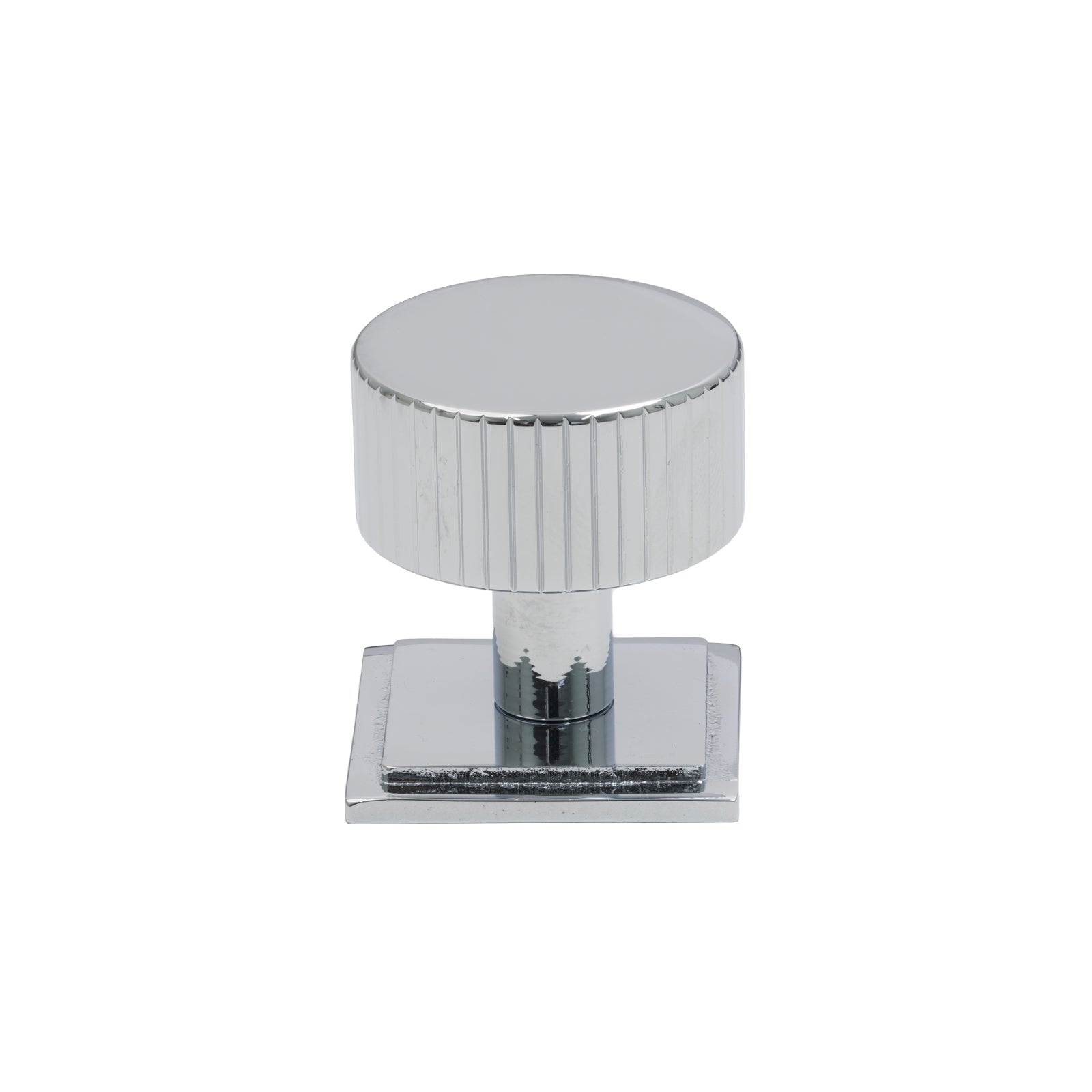 32mm Polished Chrome Judd Cabinet Knob - Square Rose