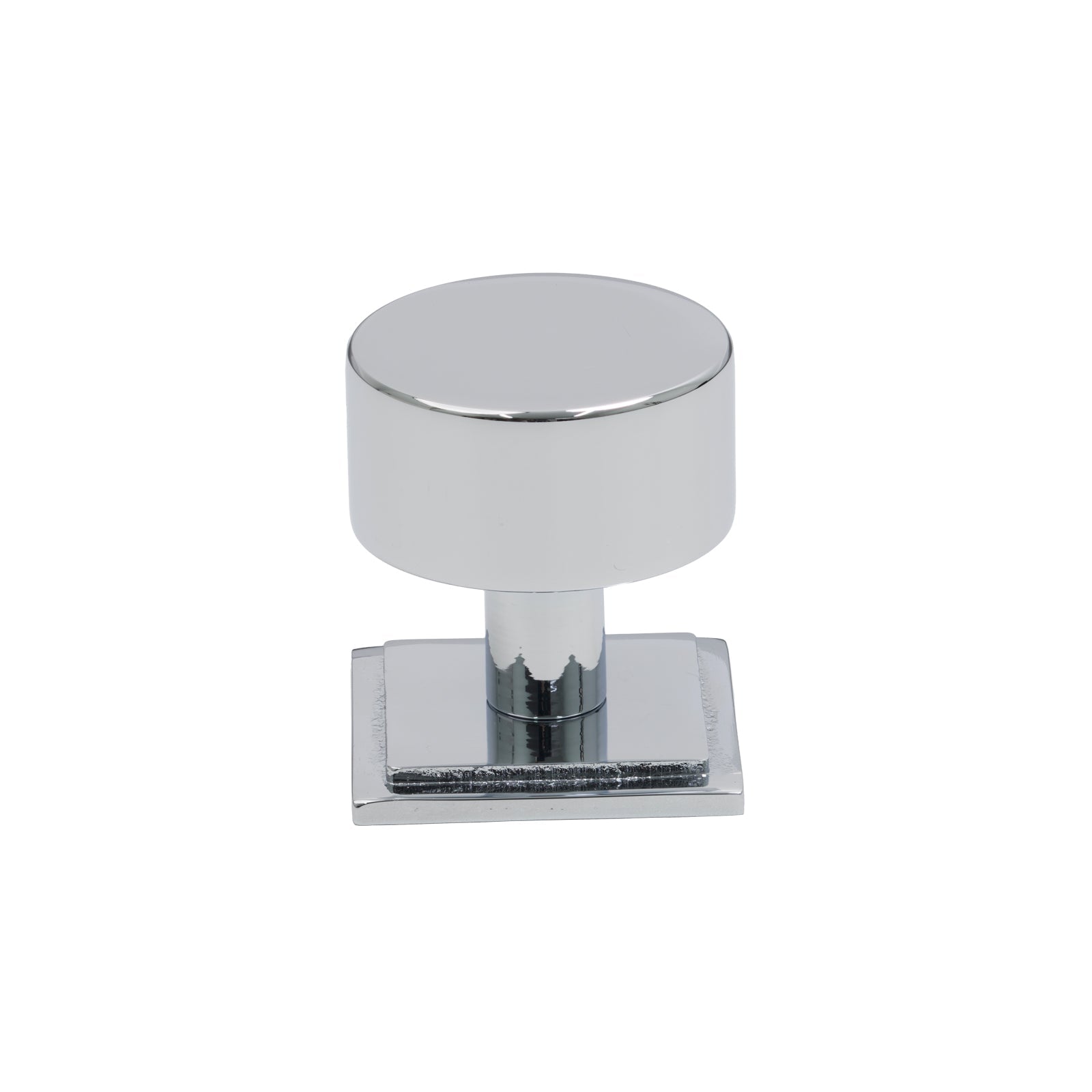 32mm Polished Bronze Kelso Cabinet Knob - Square Rose