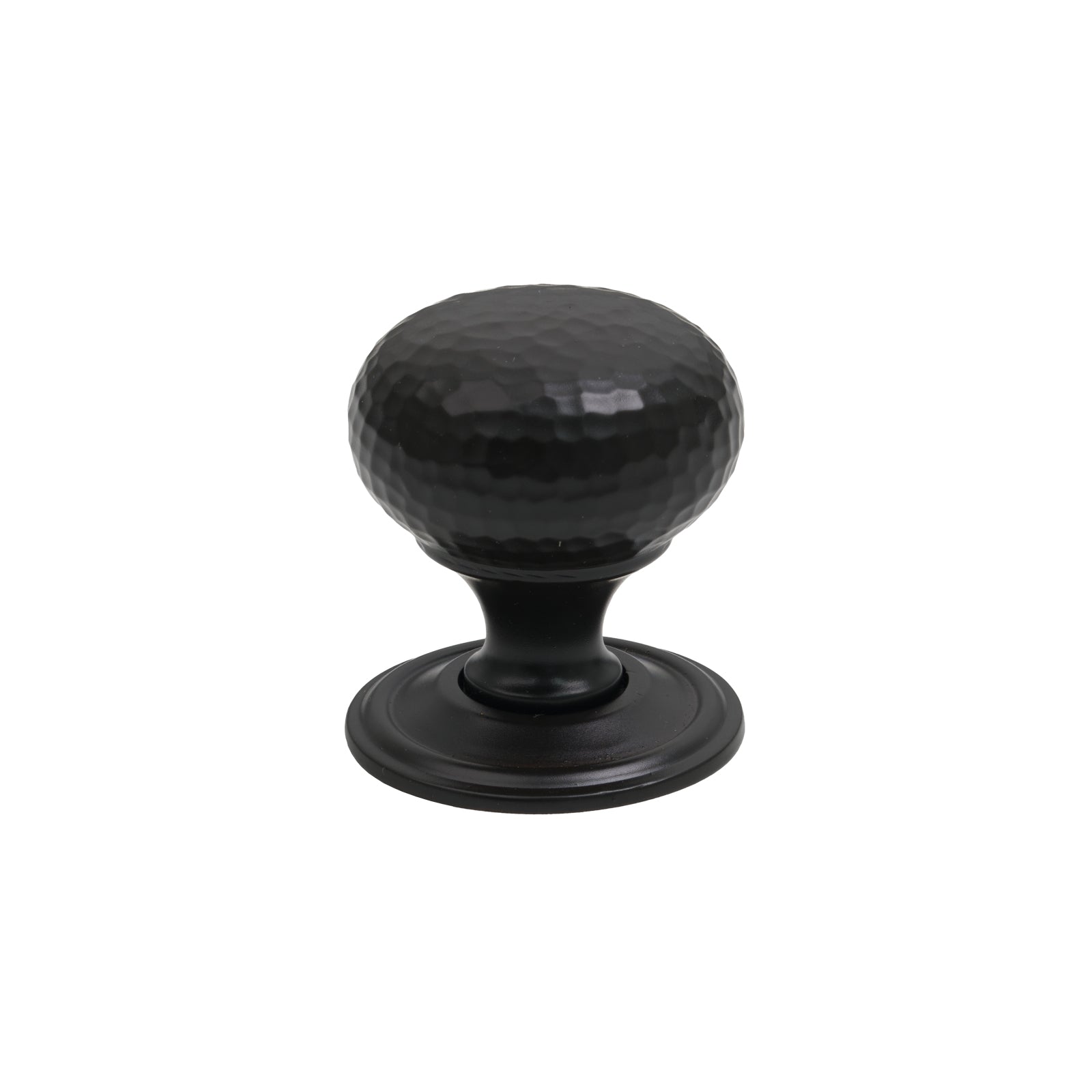 32mm Aged Bronze Hammered Mushroom Cabinet Knob