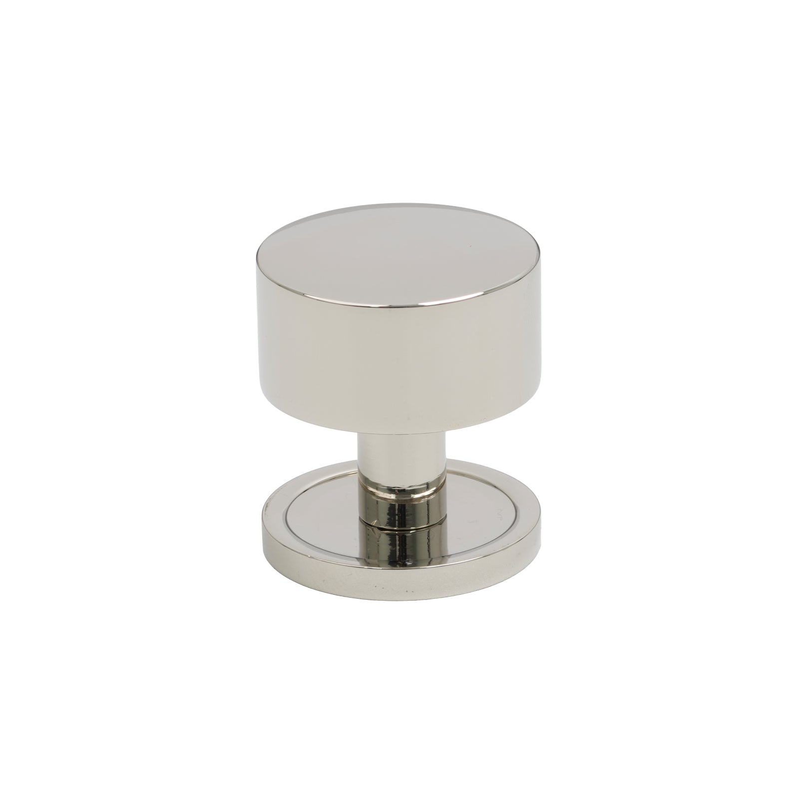 32mm Polished Brass Kelso Cabinet Knob - Round Rose