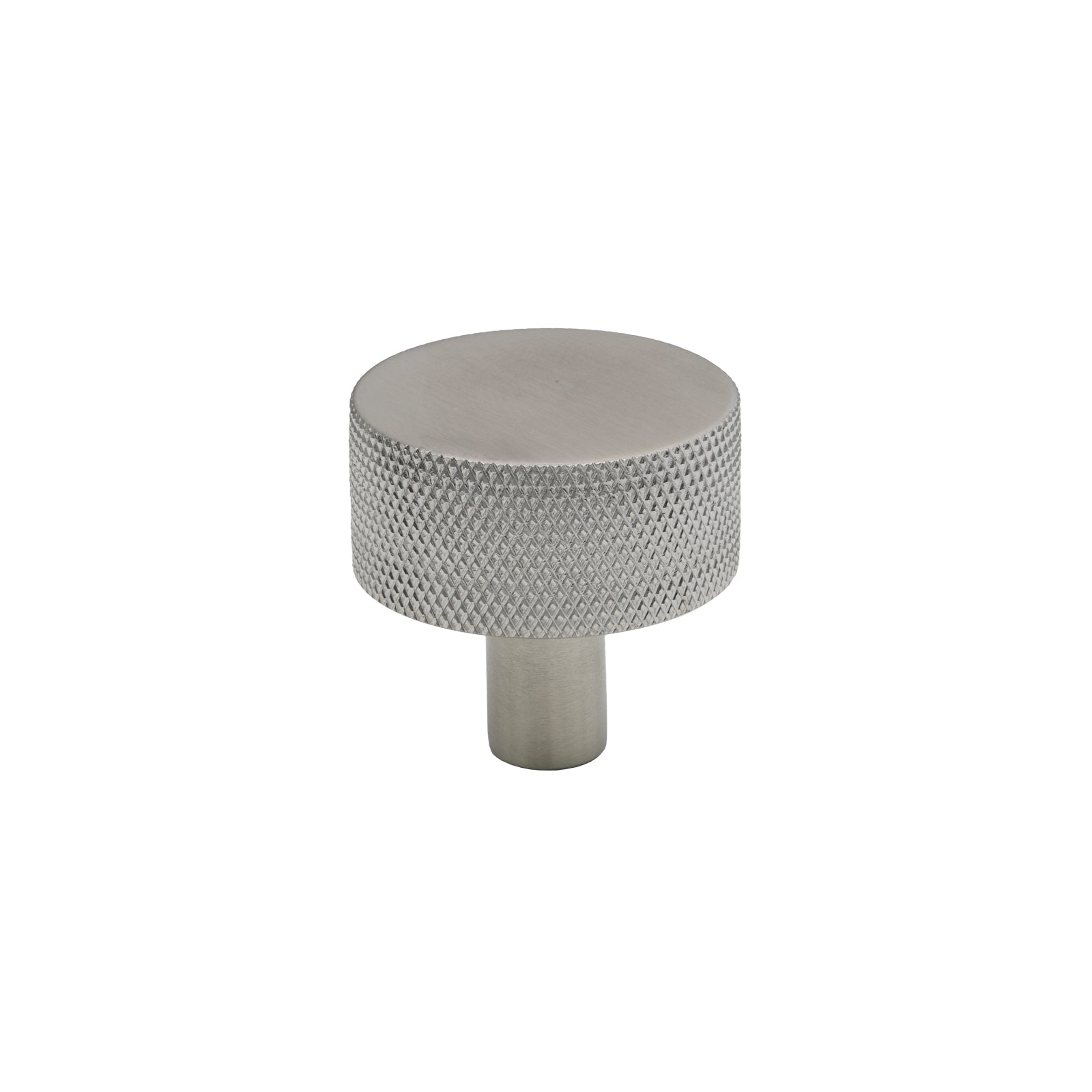 32mm Satin Marine Stainless Steel Brompton Cabinet Knob - No Rose