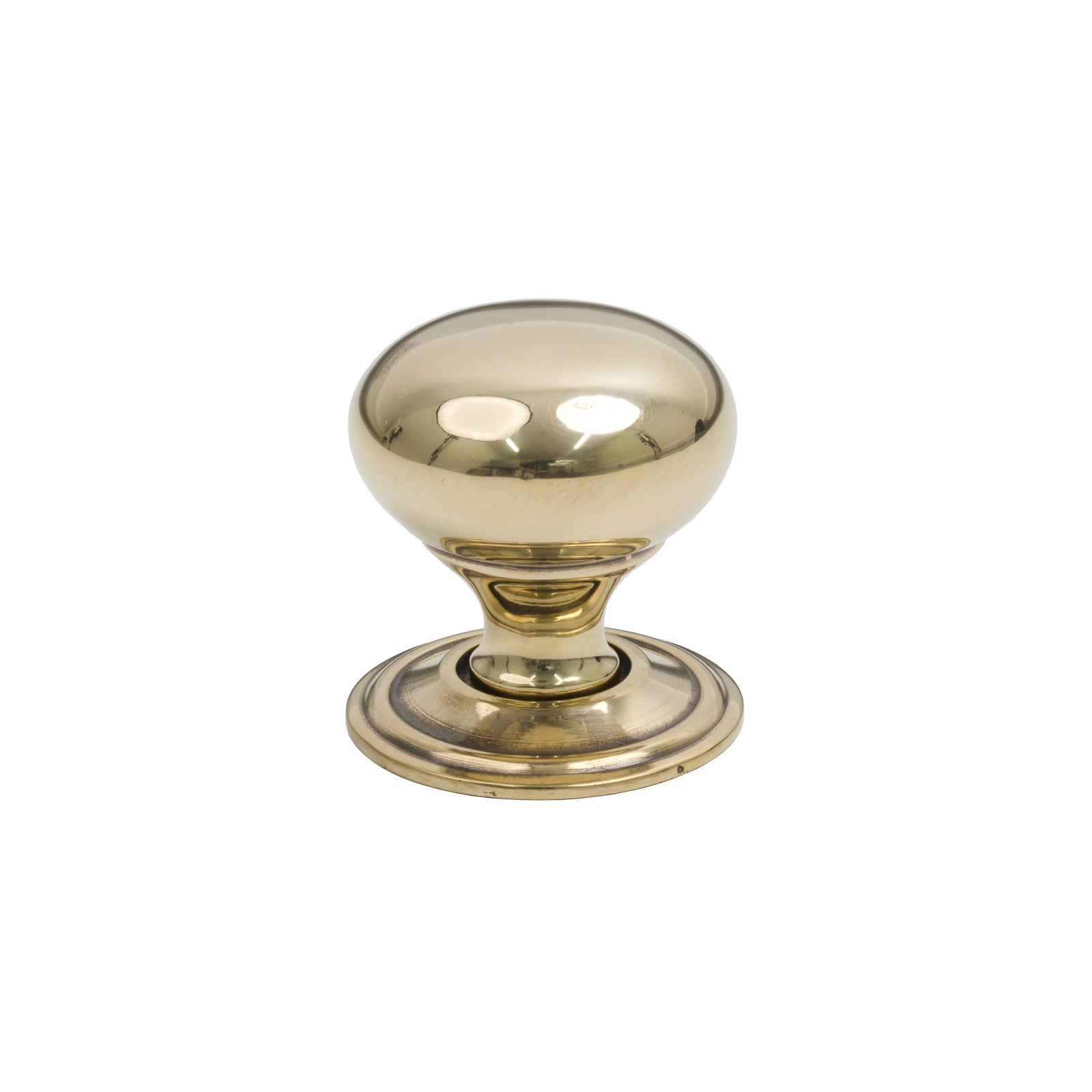 32mm Aged Brass Mushroom Cabinet Knob