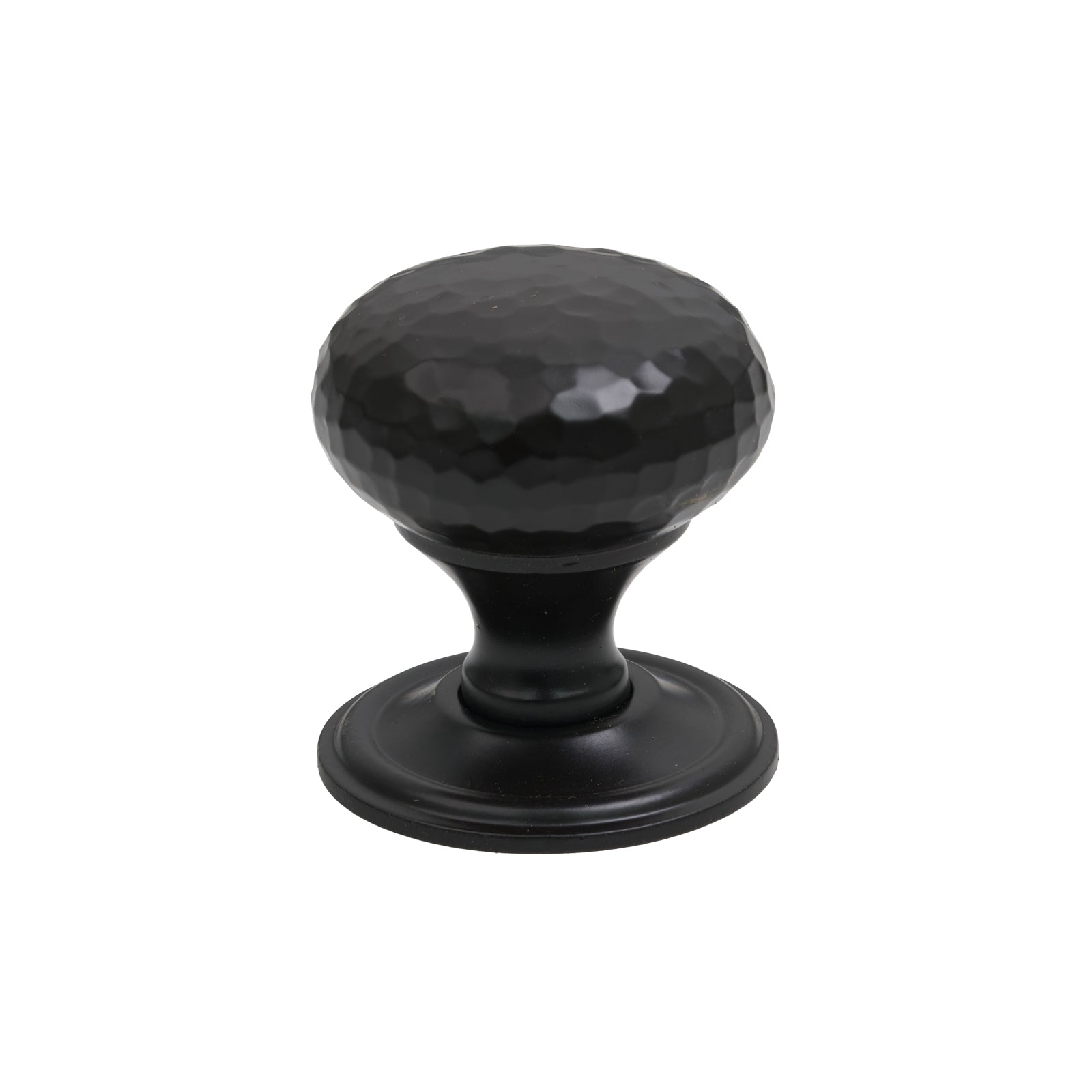 38mm Polished Nickel Hammered Mushroom Cabinet Knob