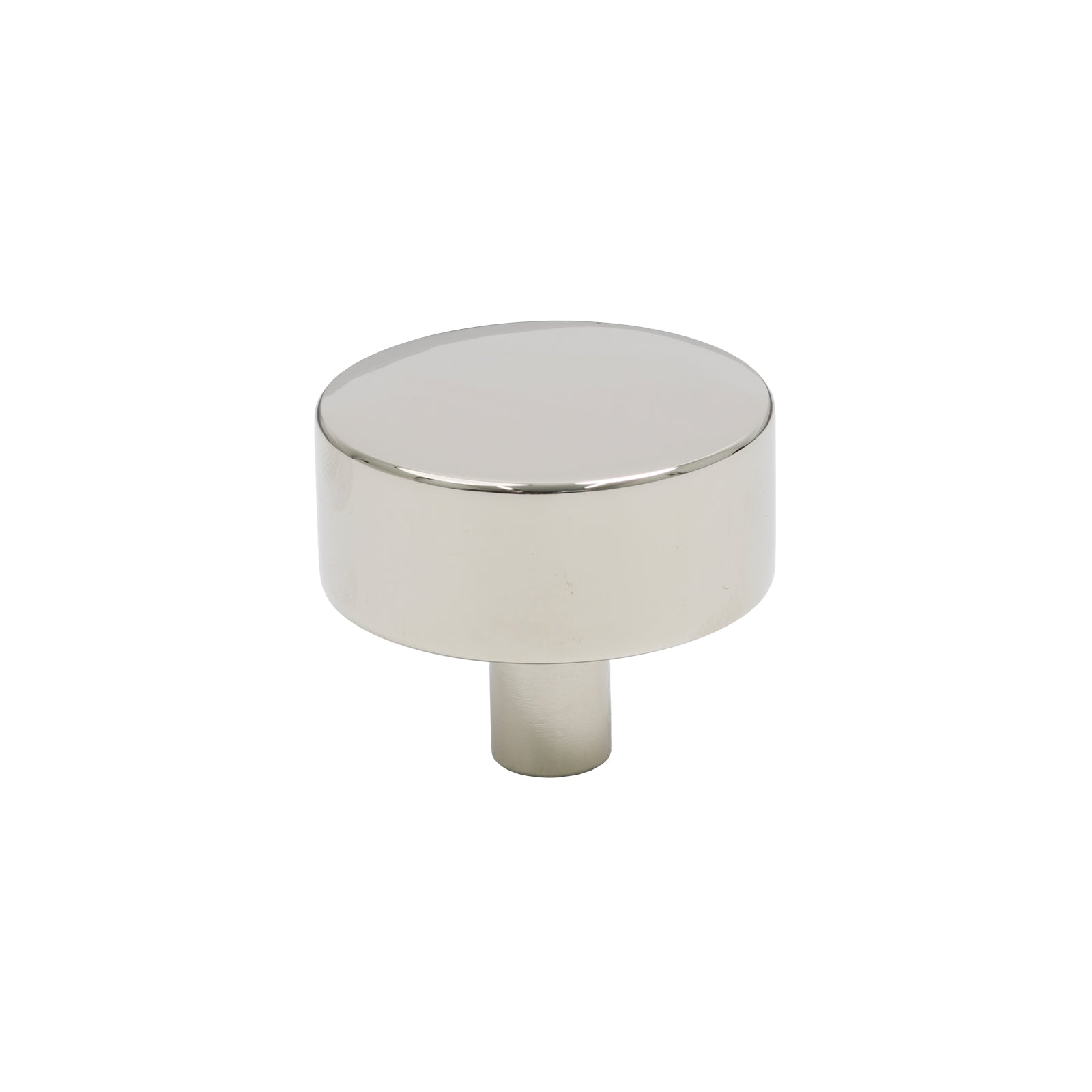 38mm Polished Nickel Kelso Cabinet Knob - No Rose