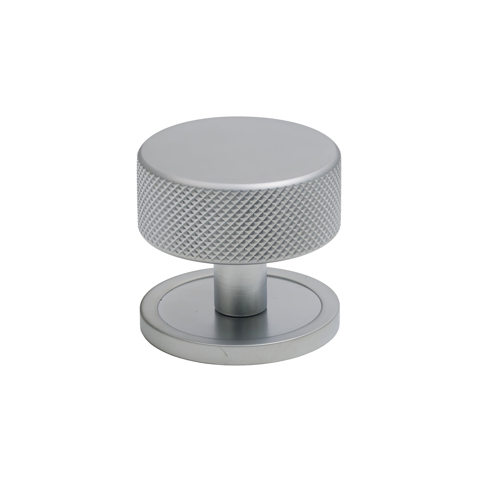 SHOW 38mm Satin Chrome Brompton Cabinet Knob - Round Rose