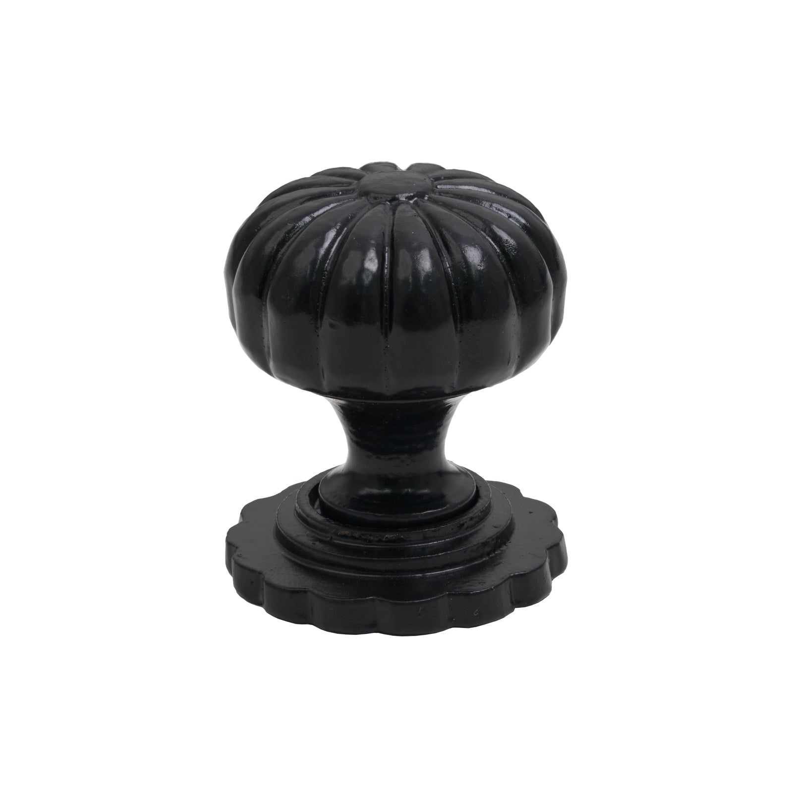 38mm Black Flower Cabinet Knob