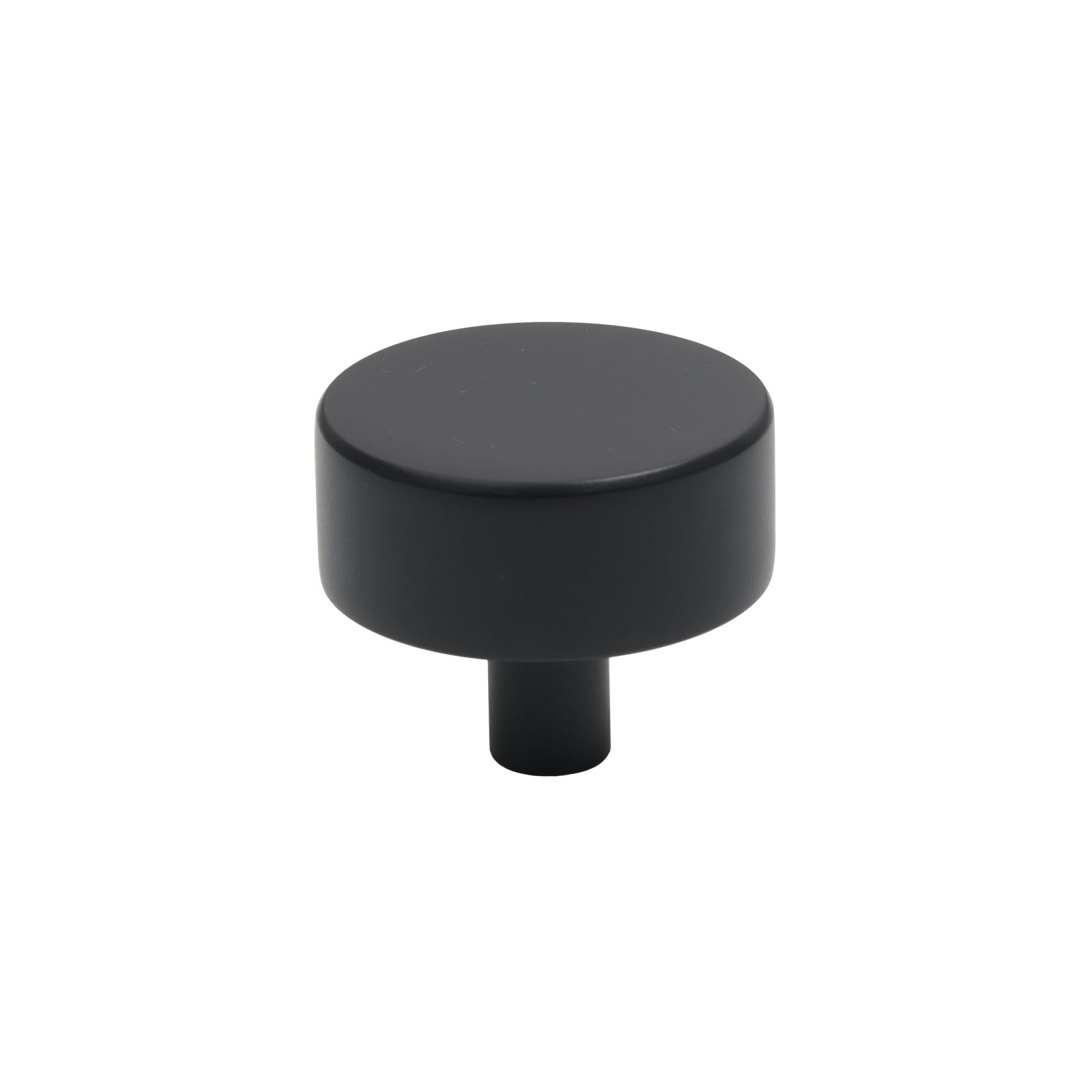 38mm Matt Black Kelso Cabinet Knob - No Rose