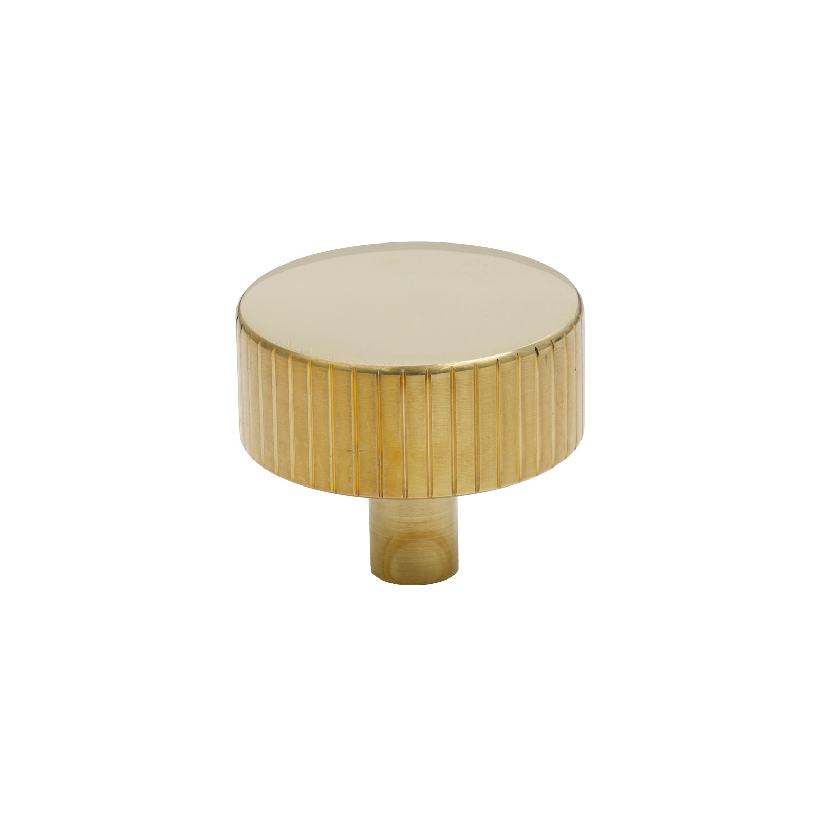 38mm Polished Brass Judd Cabinet Knob - Round Rose