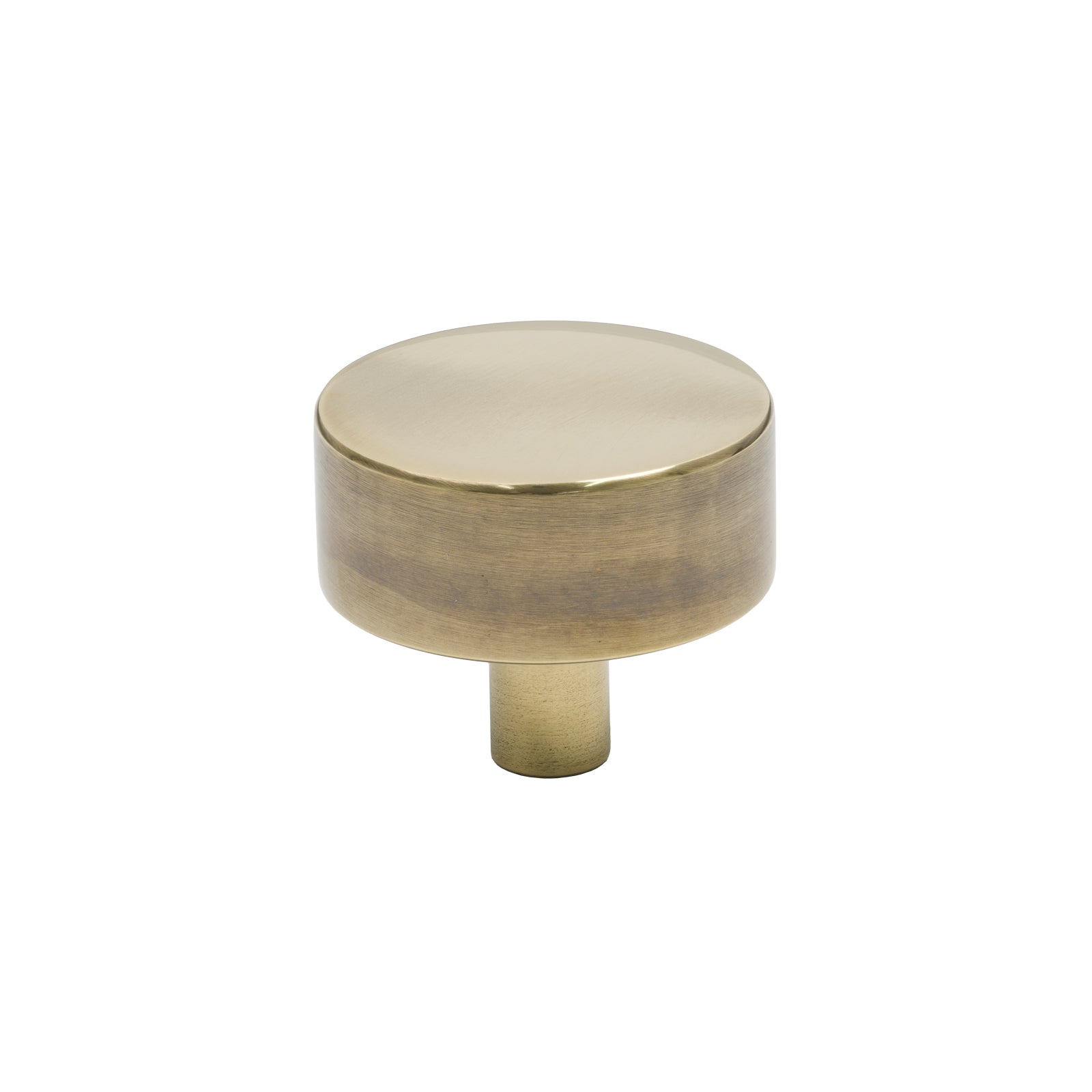 38mm Aged Brass Kelso Cabinet Knob - No Rose