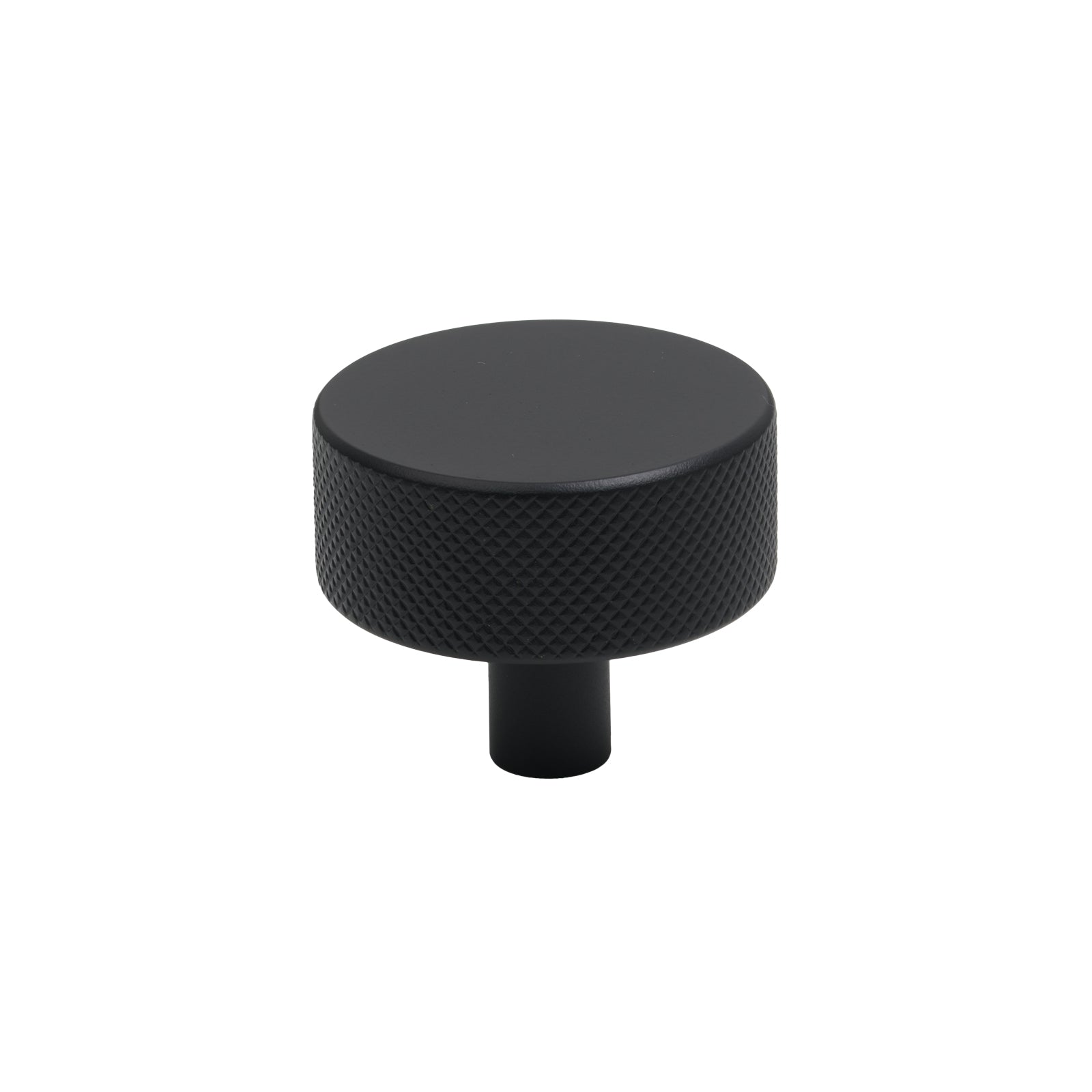 38mm Matt Black Brompton Cabinet Knob - No Rose