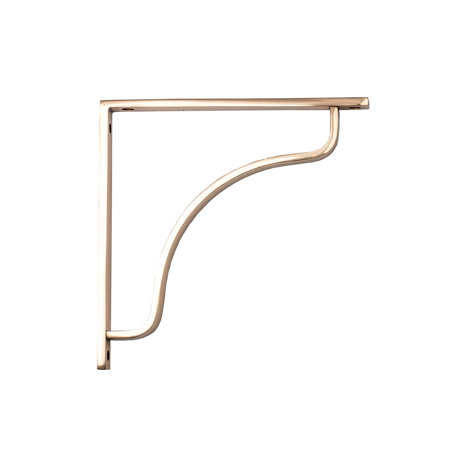 200mm Polished Bronze Abingdon Shelf Bracket