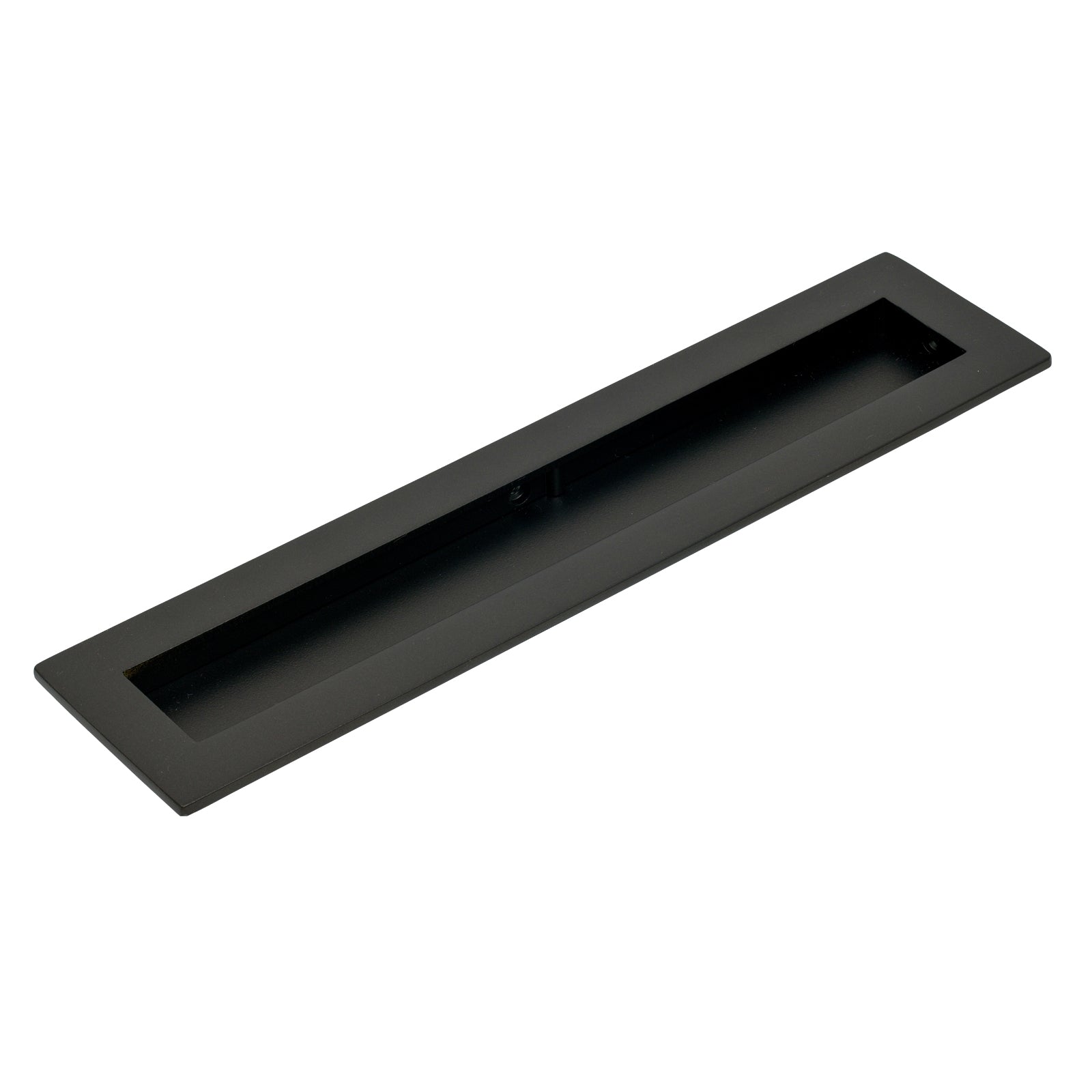 250mm Aged Bronze Plain Rectangular Flush Pull 