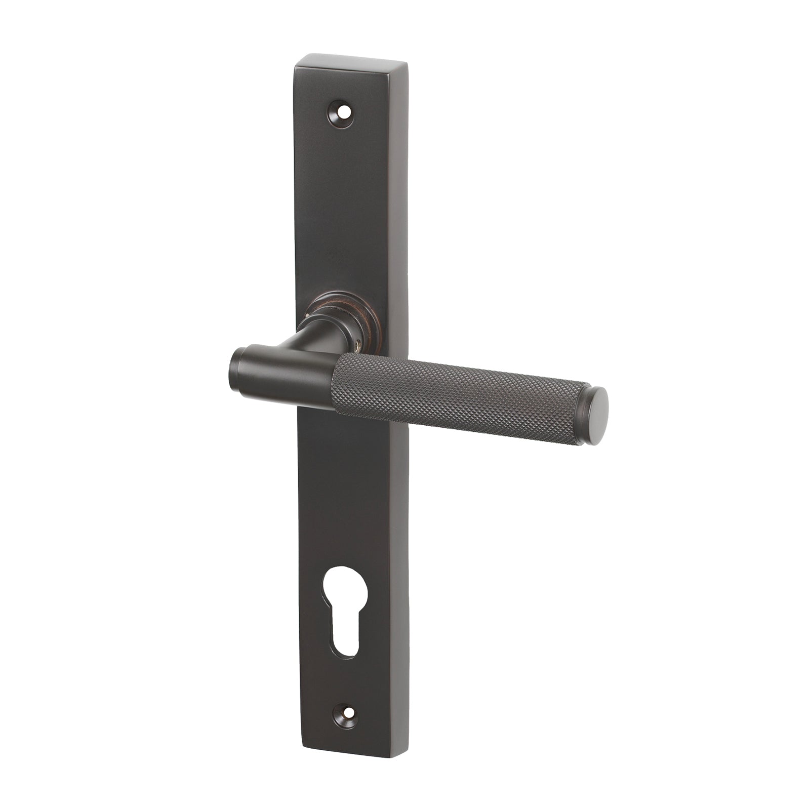 SHOW Aged Bronze Brompton Slimline Multipoint Door Handle