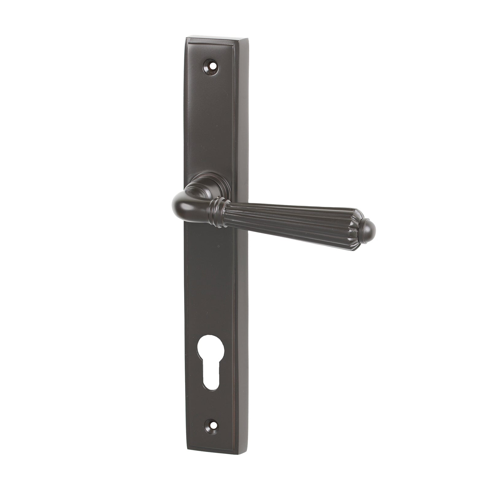 SHOW Aged Bronze Hinton Slimline Multipoint Door Handle