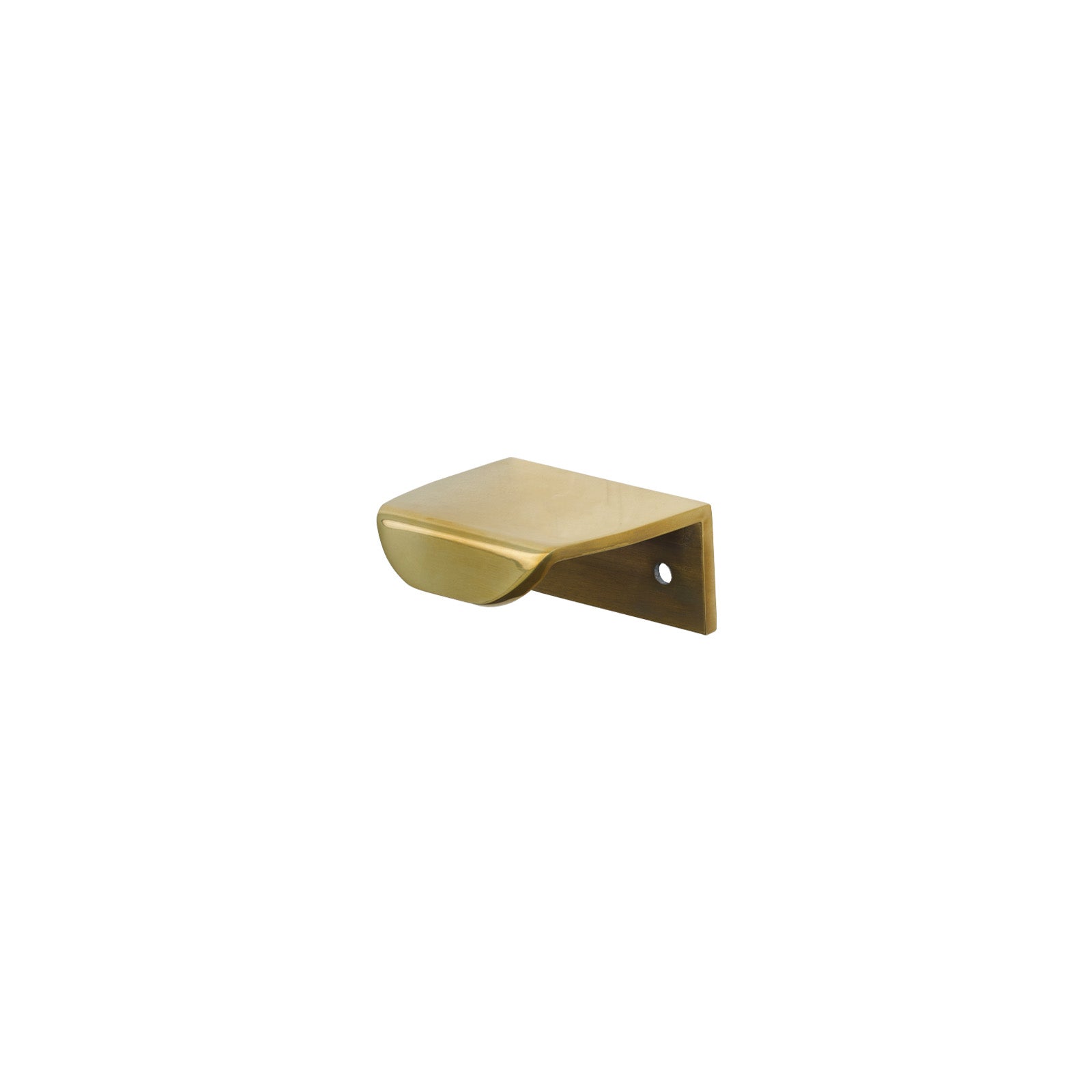 50mm Aged Brass Moore Edge Pull