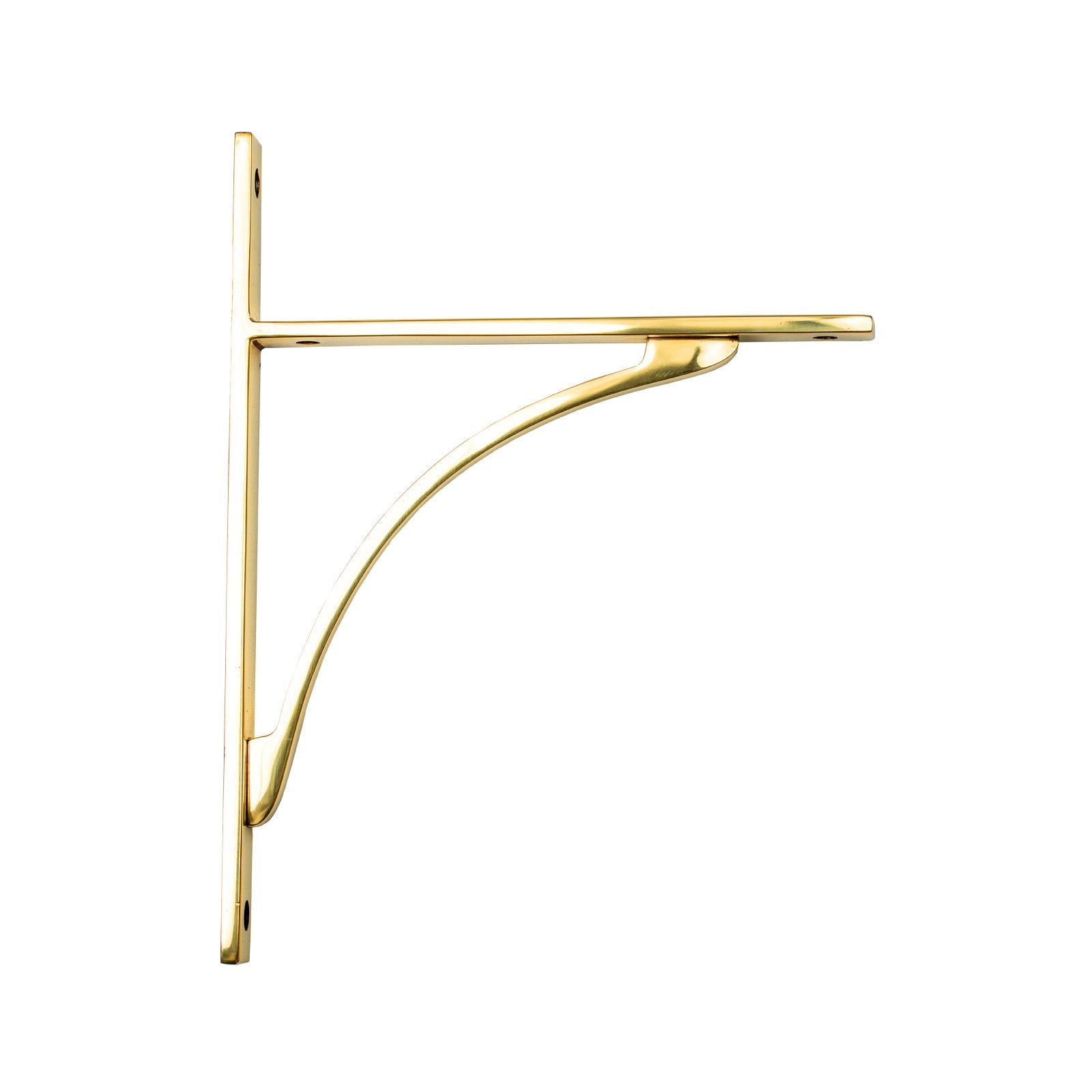 260mm Aged Brass Apperley Shelf Bracket