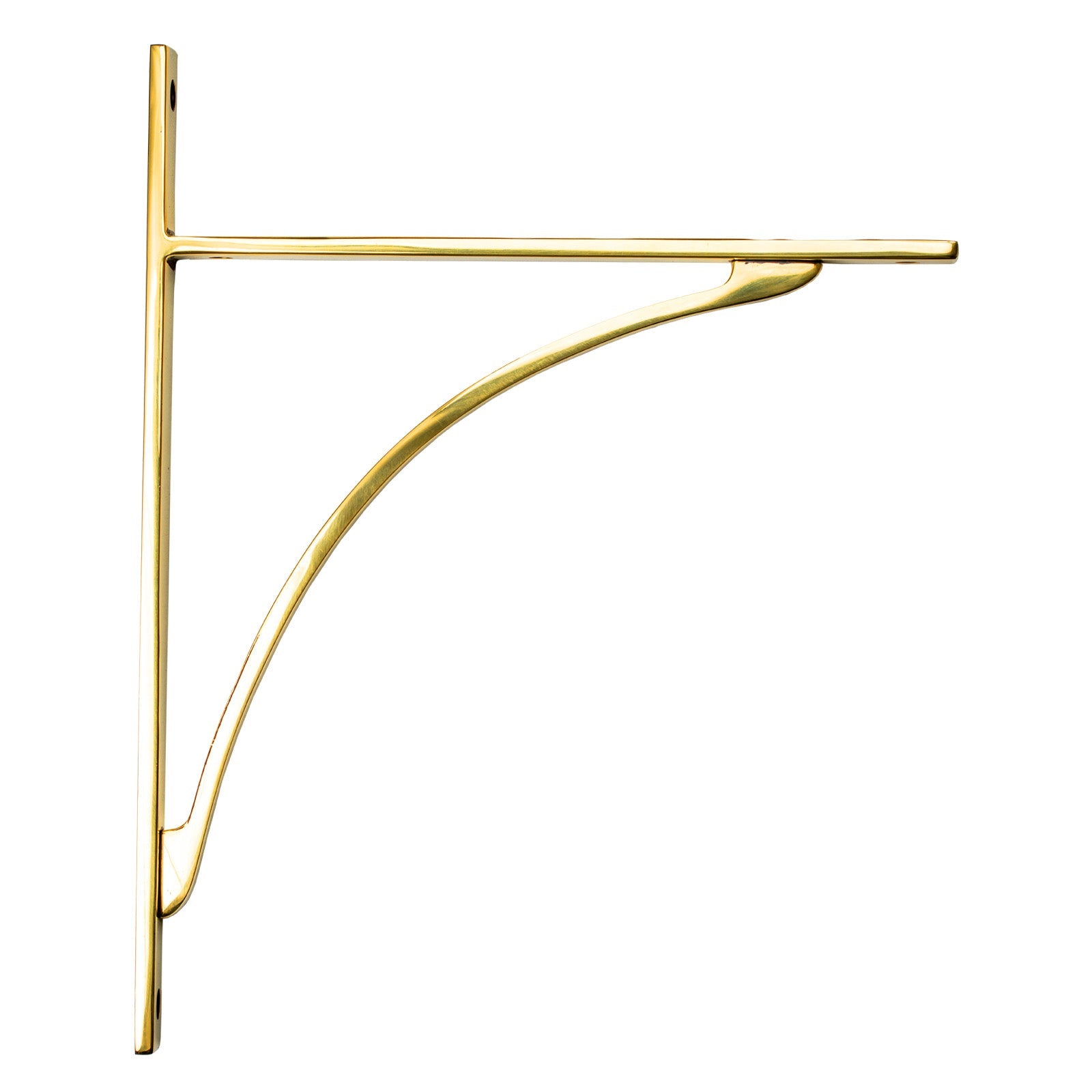 314mm Aged Brass Apperley Shelf Bracket