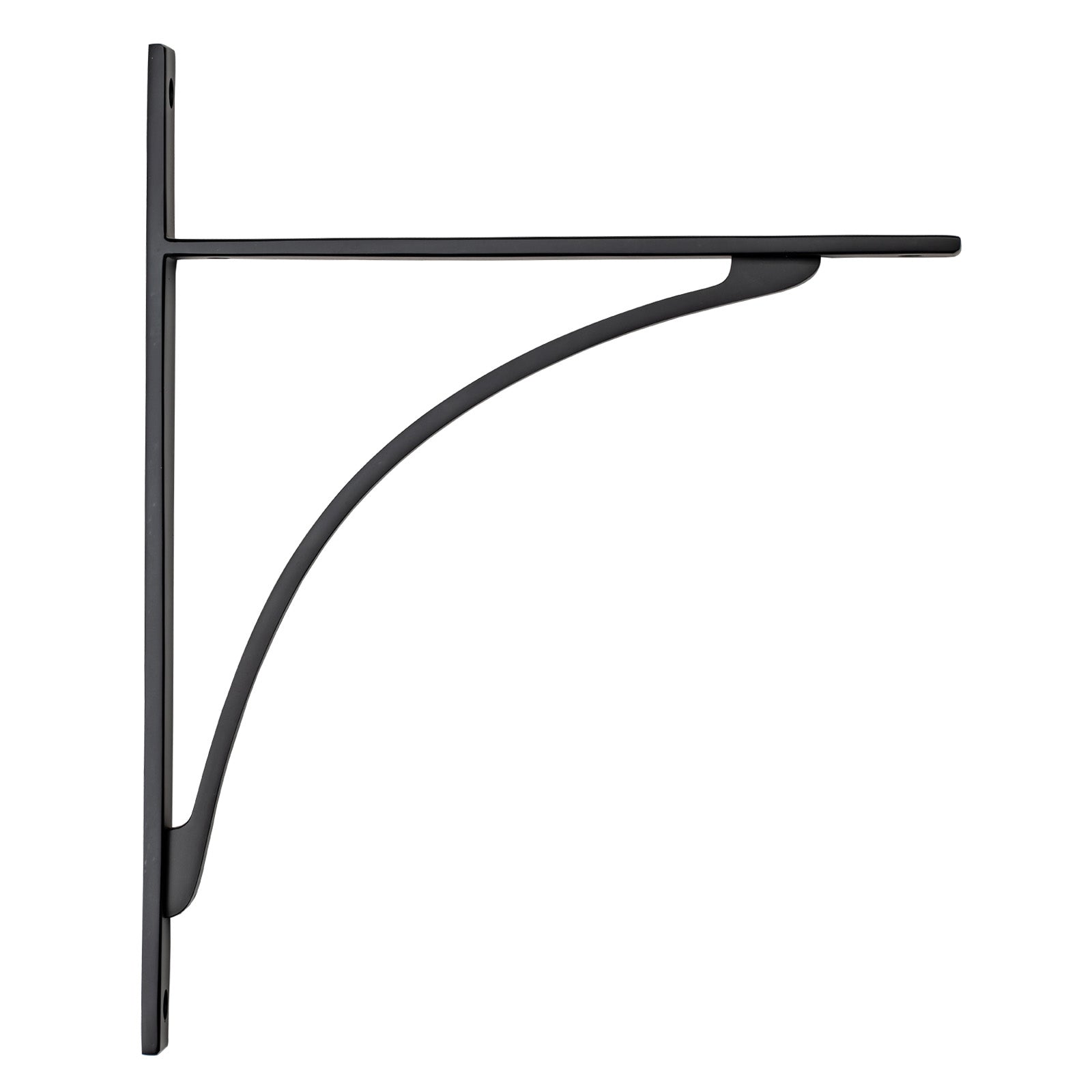 314mm Matt Black Apperley Shelf Bracket