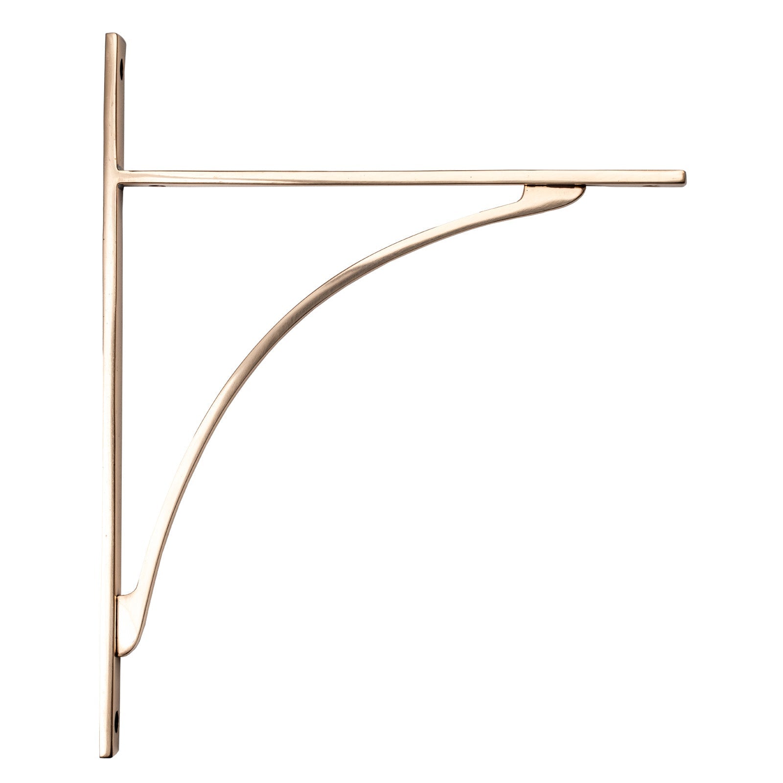 314mm Polished Bronze Apperley Shelf Bracket