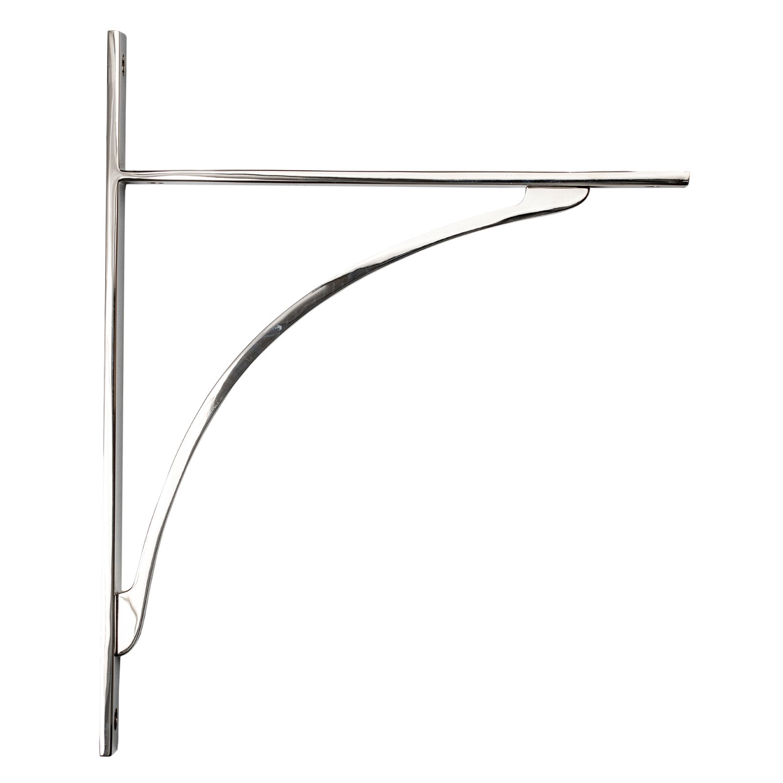 314mm Polished Nickel Apperley Shelf Bracket