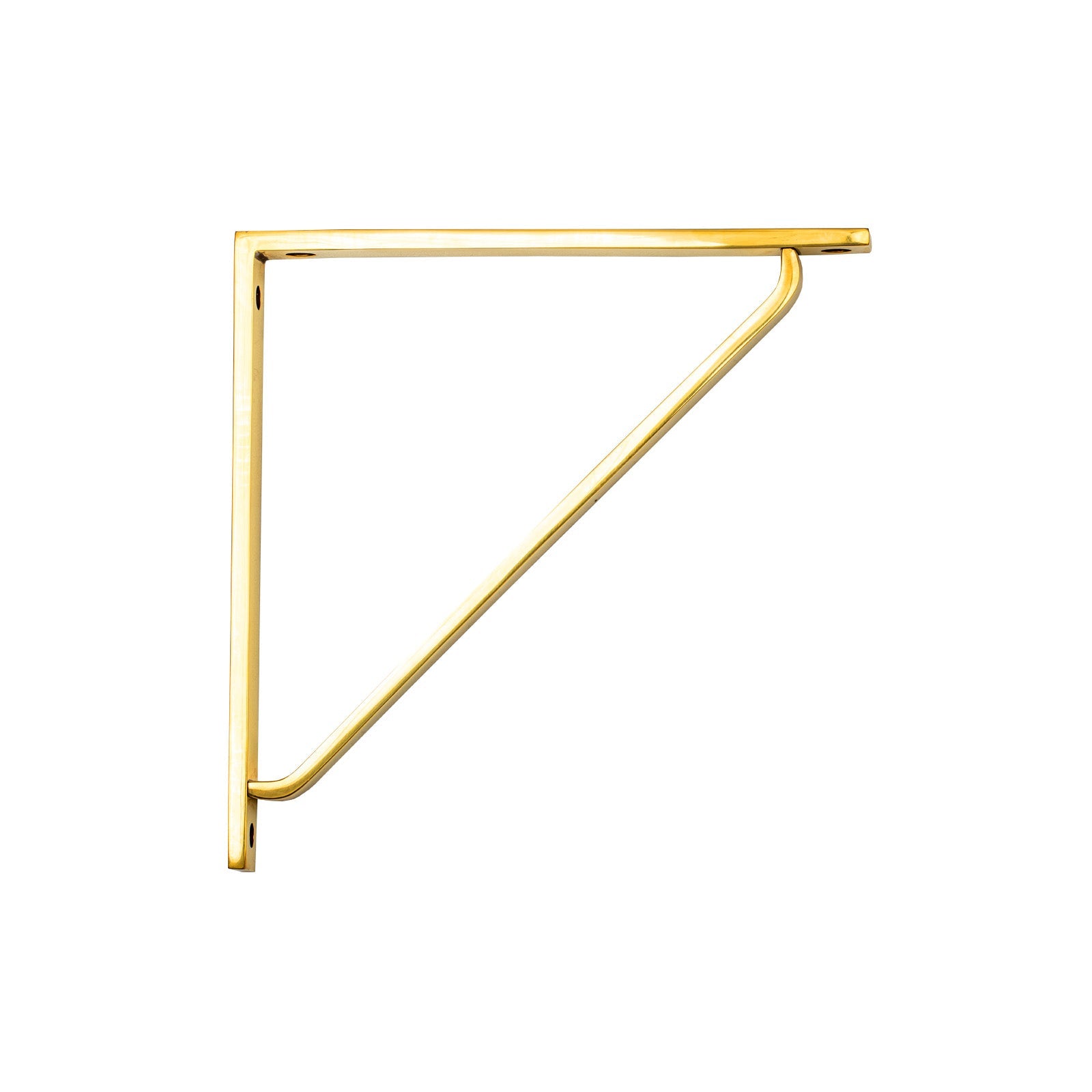 200mm Aged Brass Barton Shelf Bracket