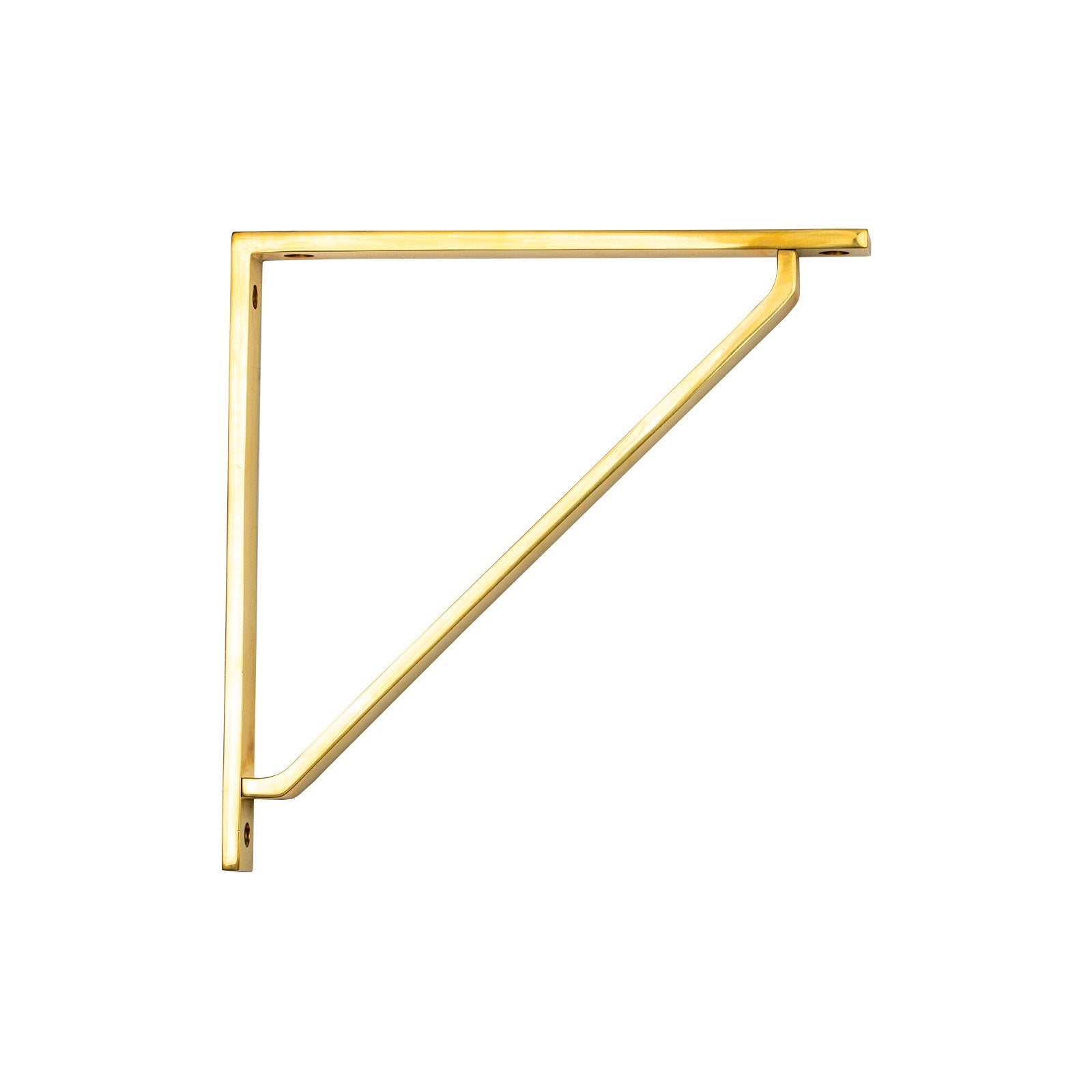 200mm Polished Brass Barton Shelf Bracket