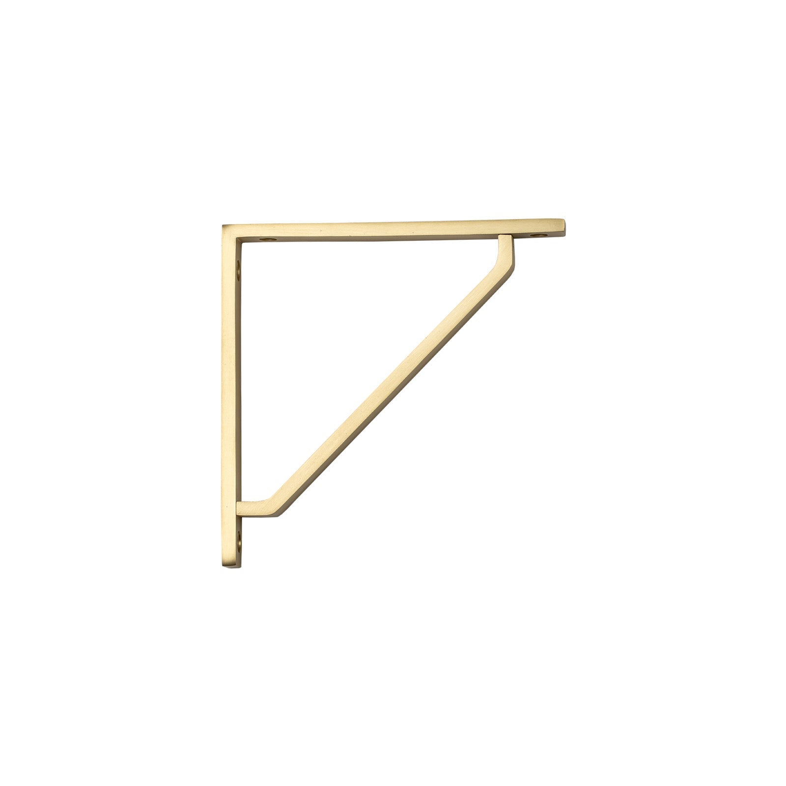 150mm Satin Brass Barton Shelf Bracket