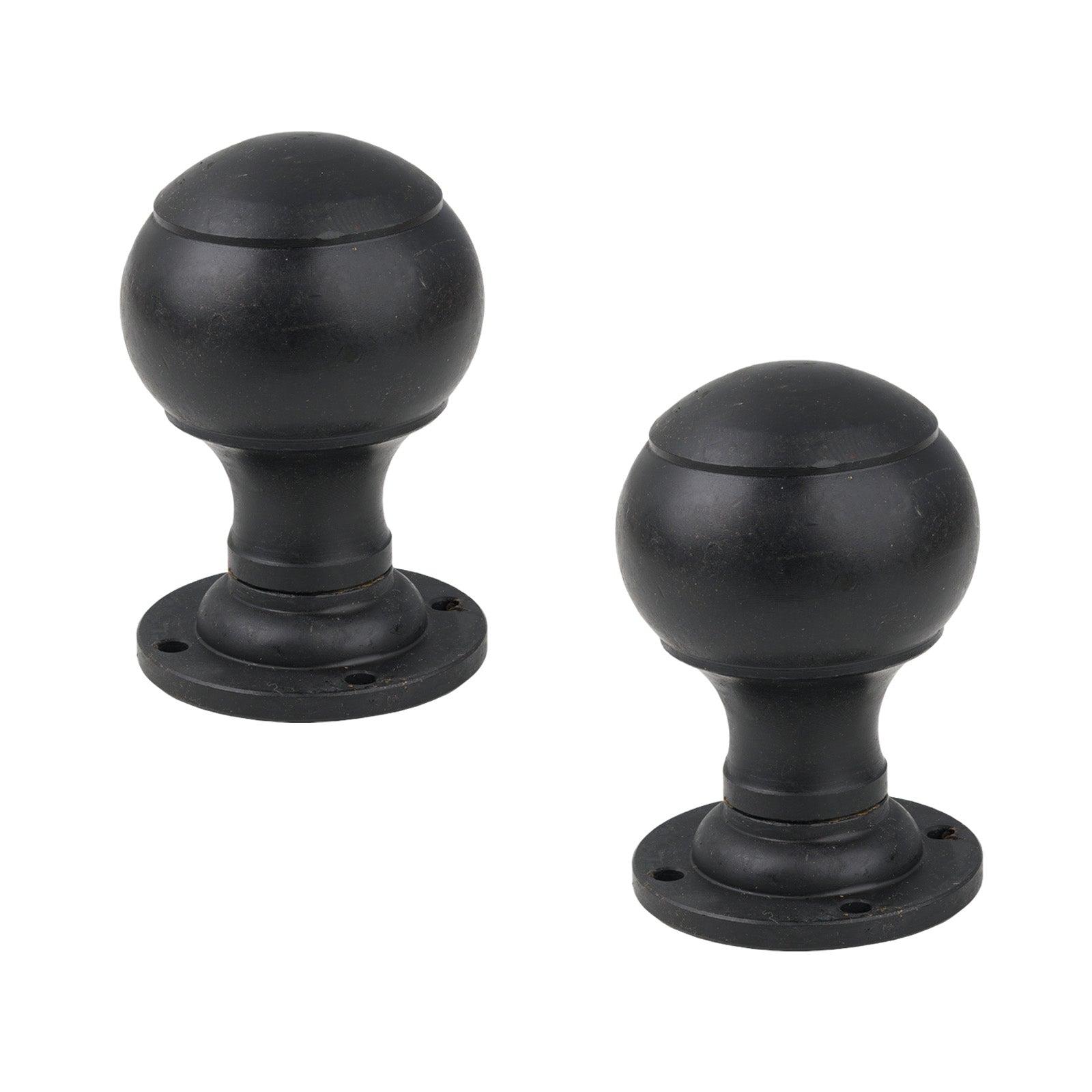 SHOW Black Regency Mortice Knobs