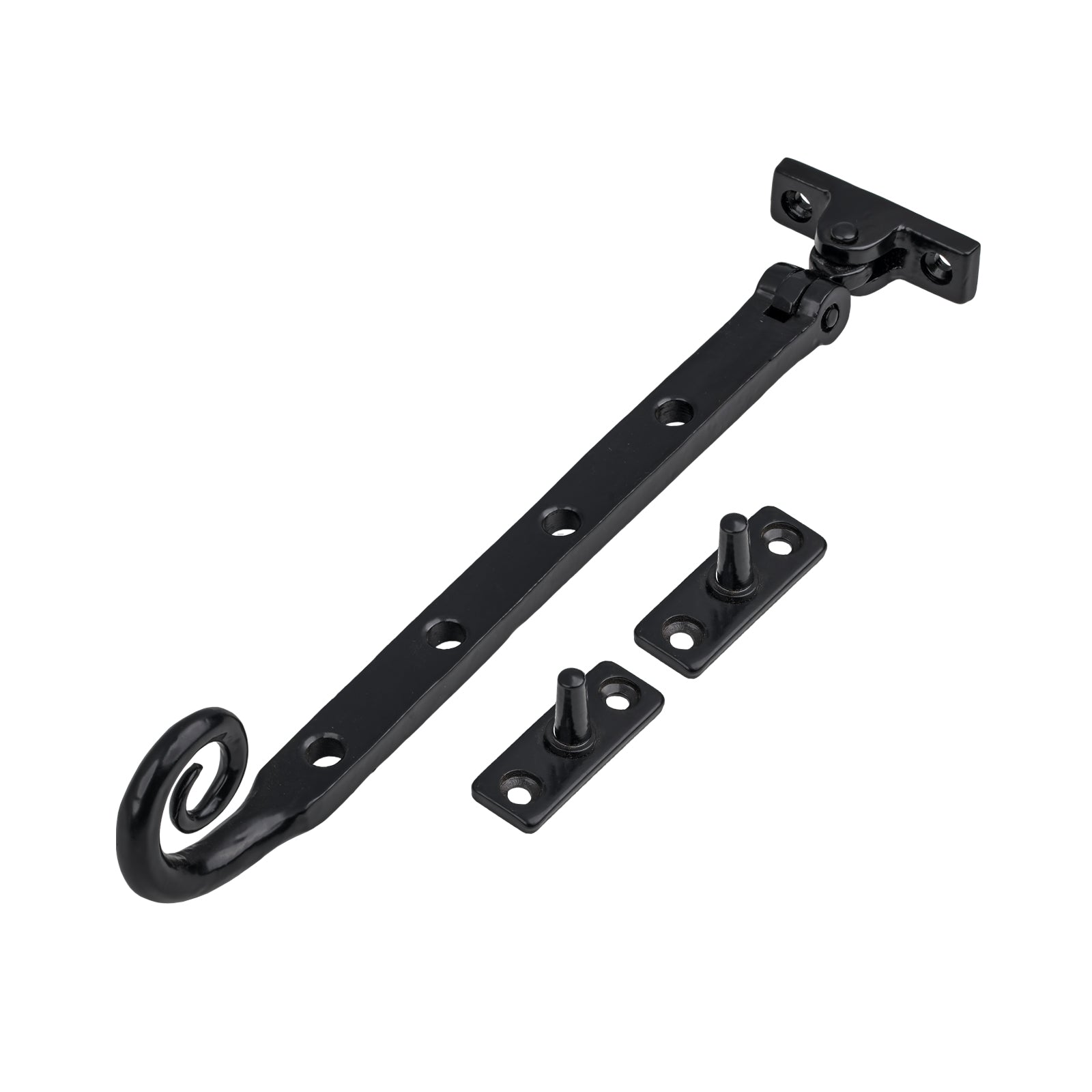 10 Inch Black - Cast Monkeytail Window Stay