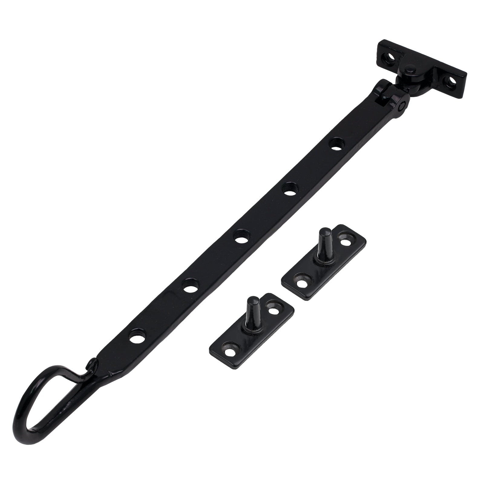 12 Inch Black Shepherd's Crook Window Stay