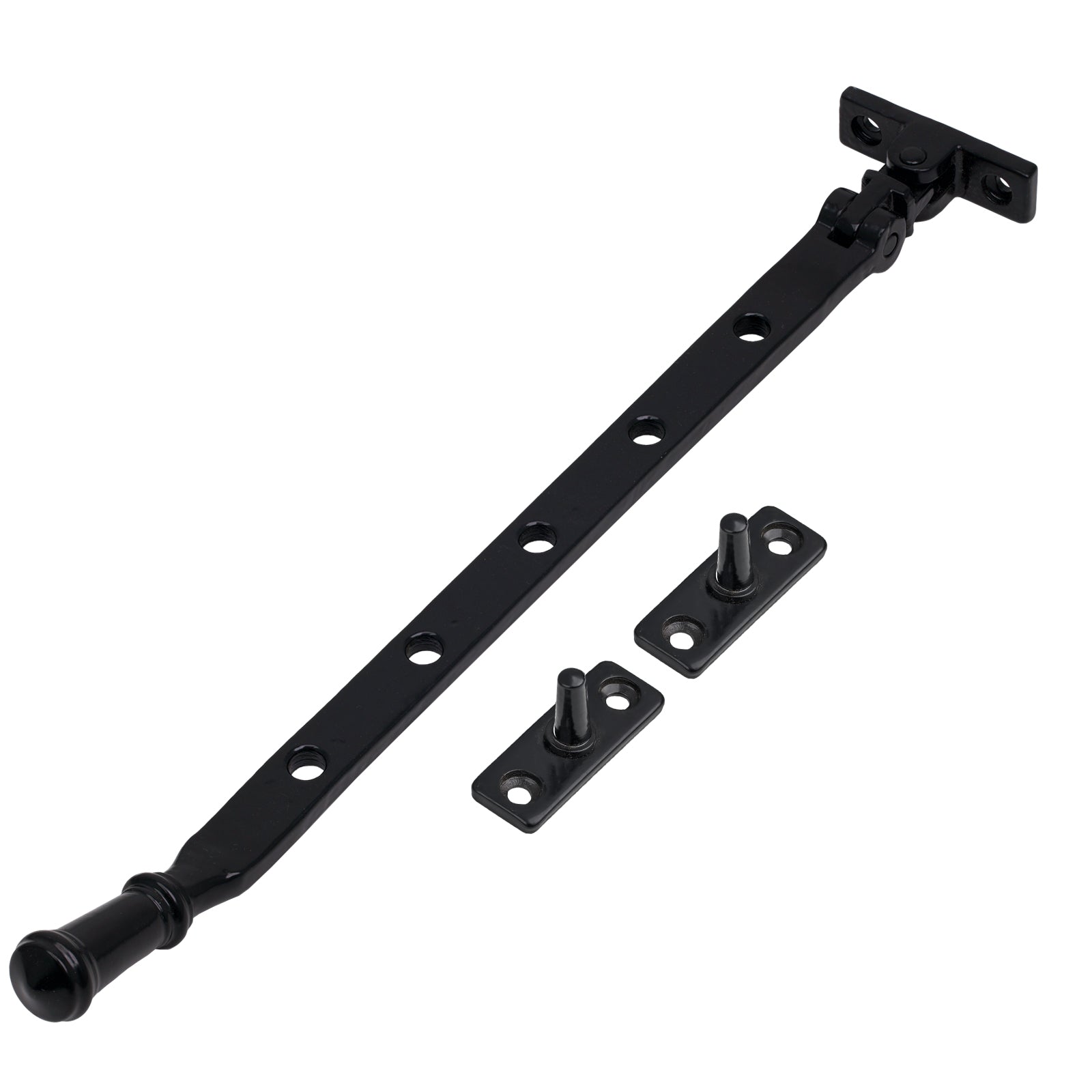 12 Inch Black Regency Window Stay