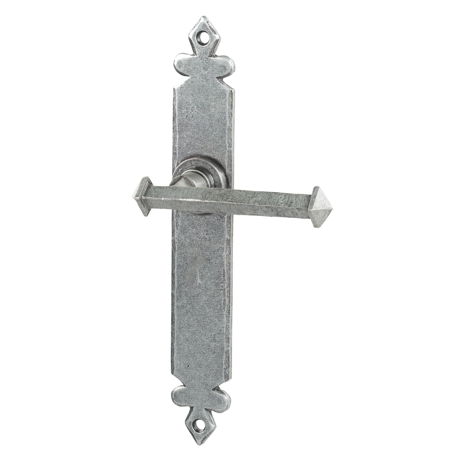 Pewter Latch Tudor Lever Handles